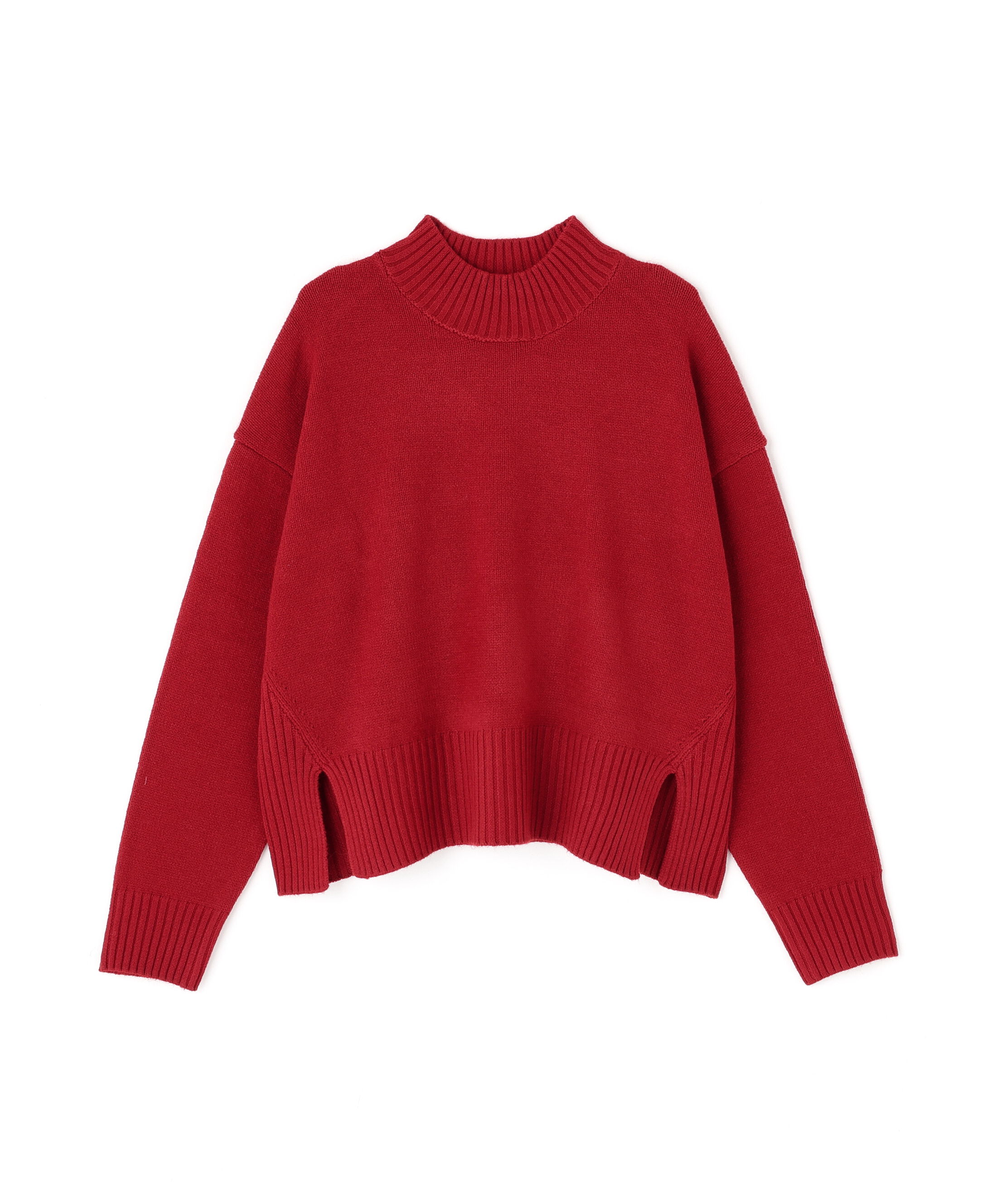  「サイドスリットハイネックニット」|ニット・セーター|