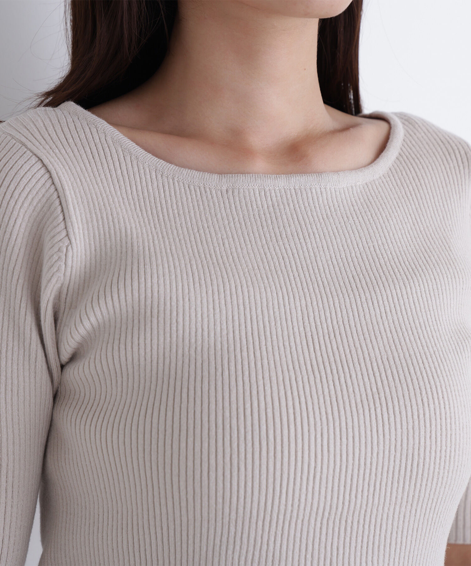  「&ldquo;ふわ＆リブ&rdquo;アンサンブルニット」|ニット・セーター|