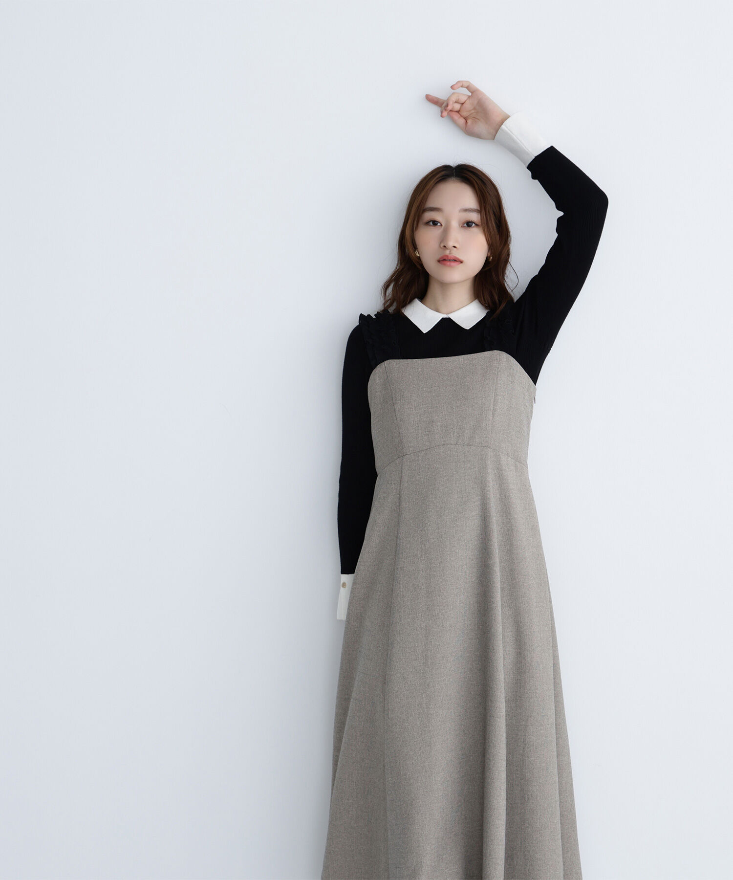  「フリルショルダージャンスカ」|ワンピース|