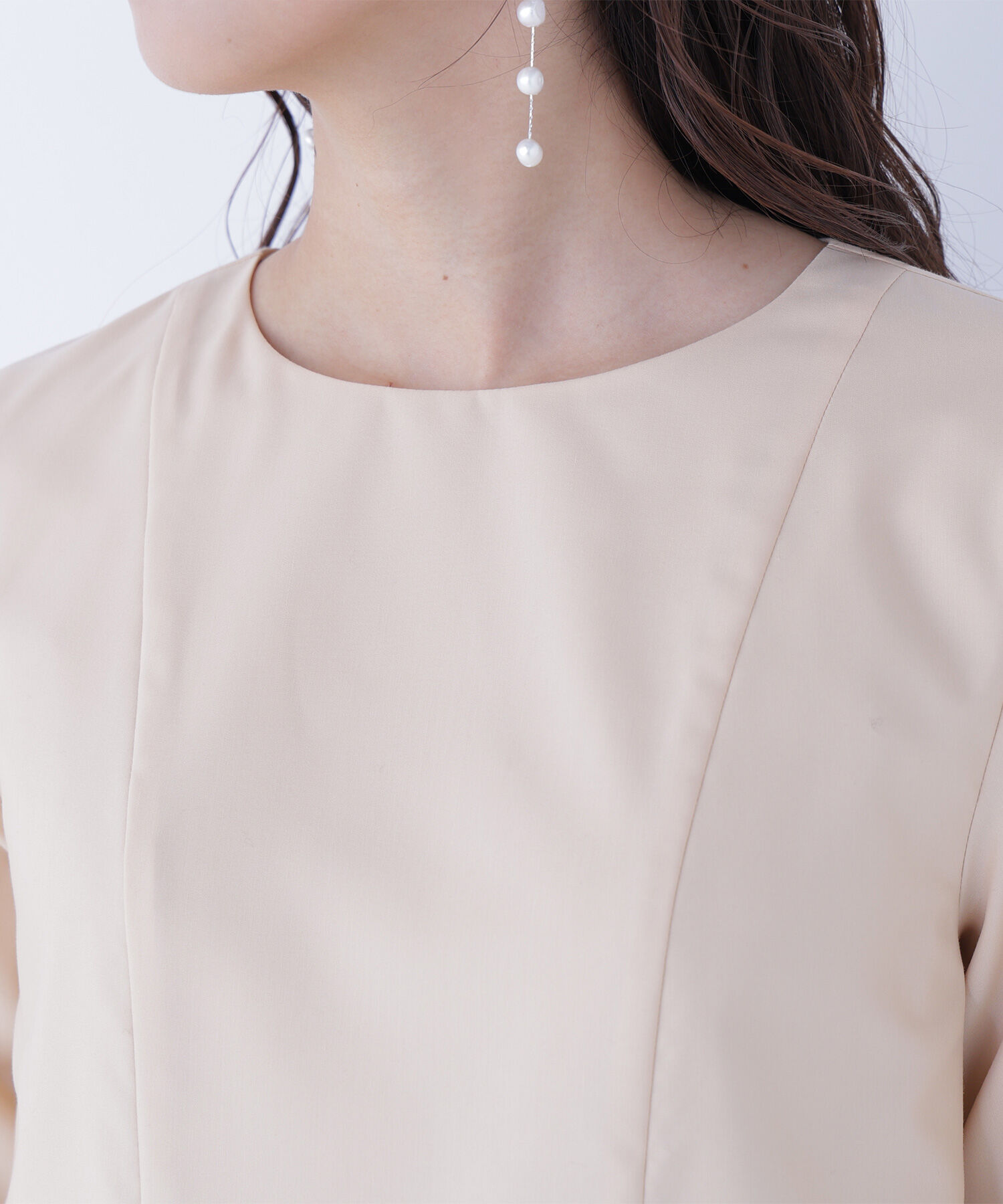  「プリーツヘムブラウス」|シャツ・ブラウス|