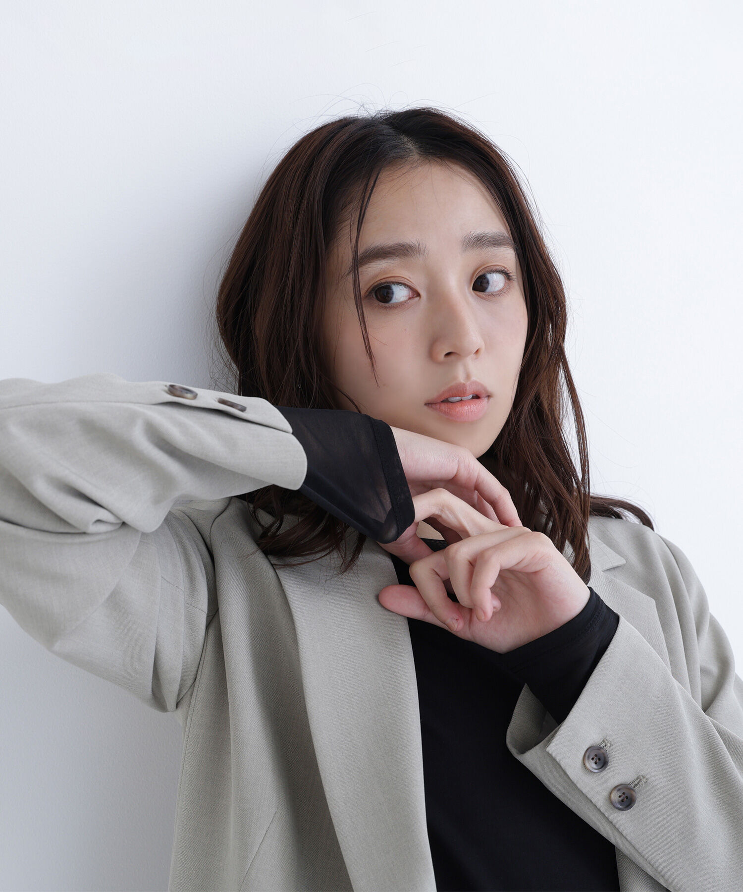  「シアーカフスカットソー」|Tシャツ・カットソー|