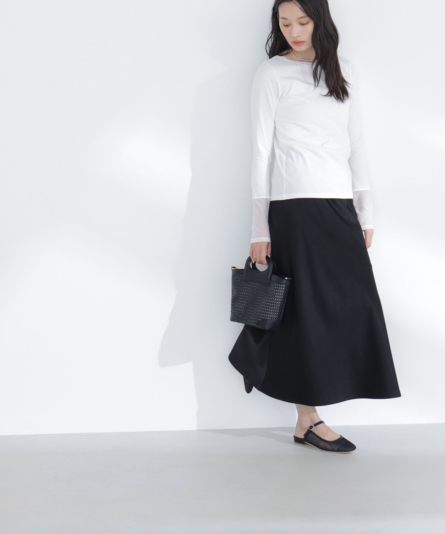  「シアーカフスカットソー」|Tシャツ・カットソー|