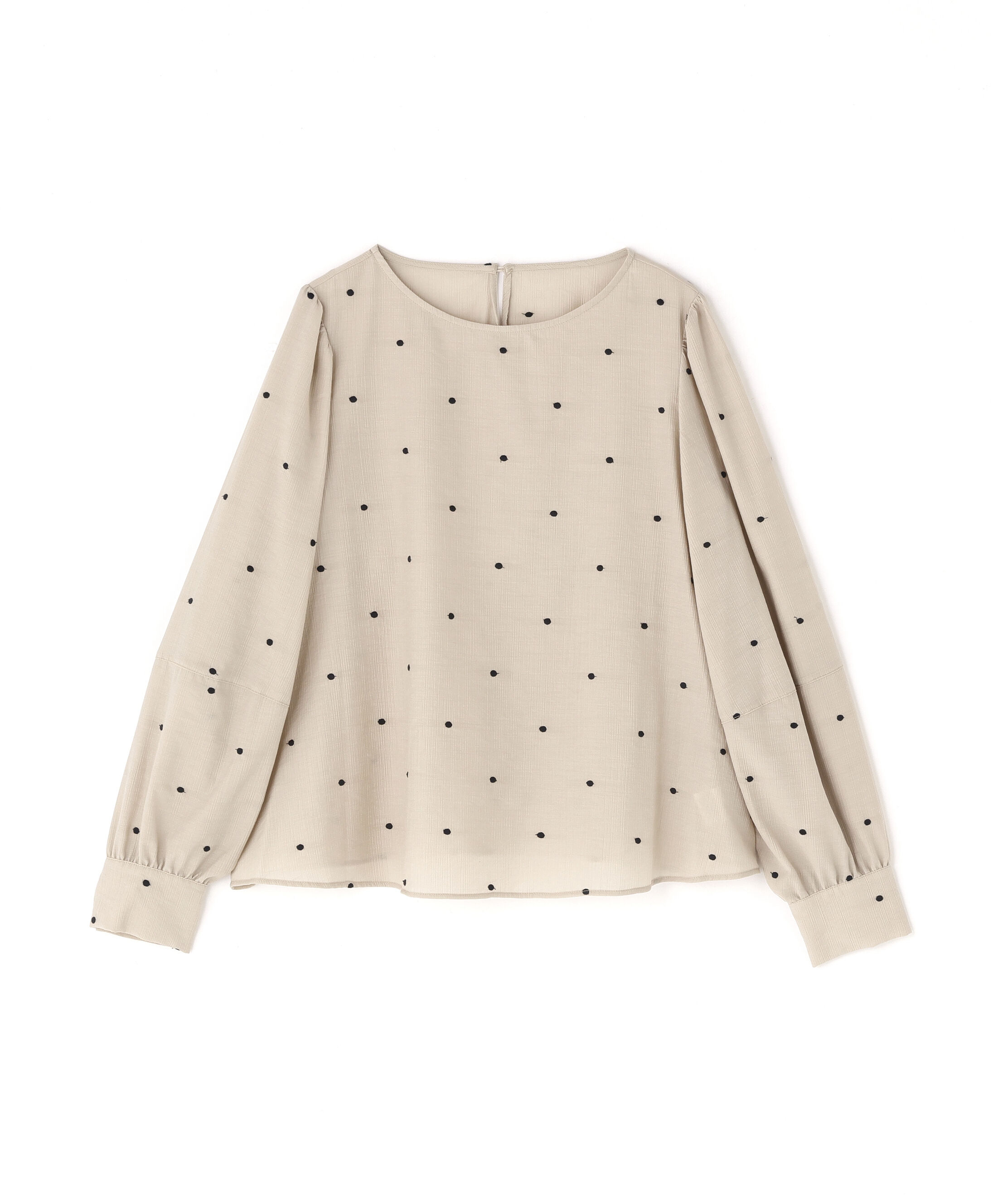  「ドット刺繍ブラウス」|シャツ・ブラウス|