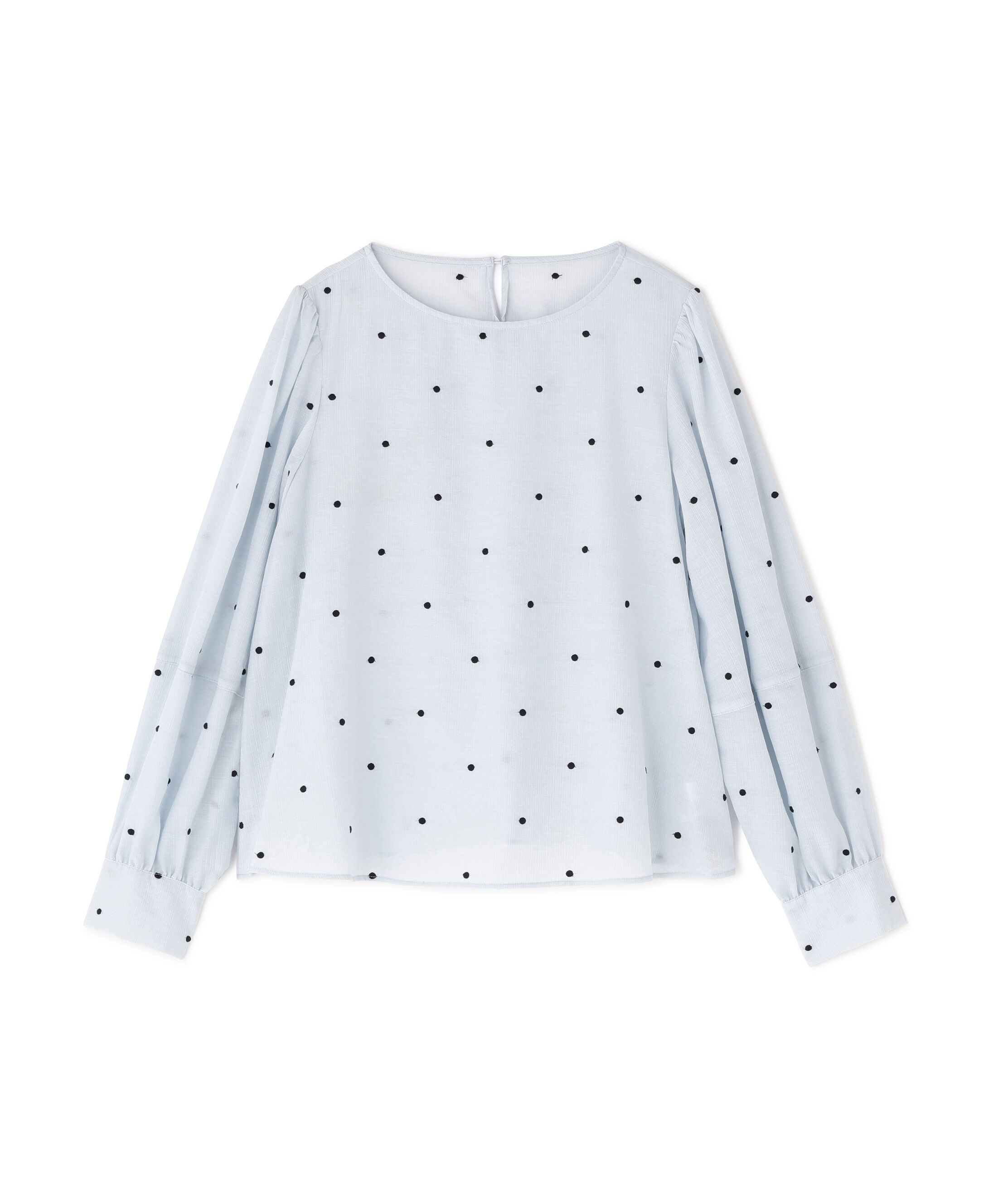  「ドット刺繍ブラウス」|シャツ・ブラウス|