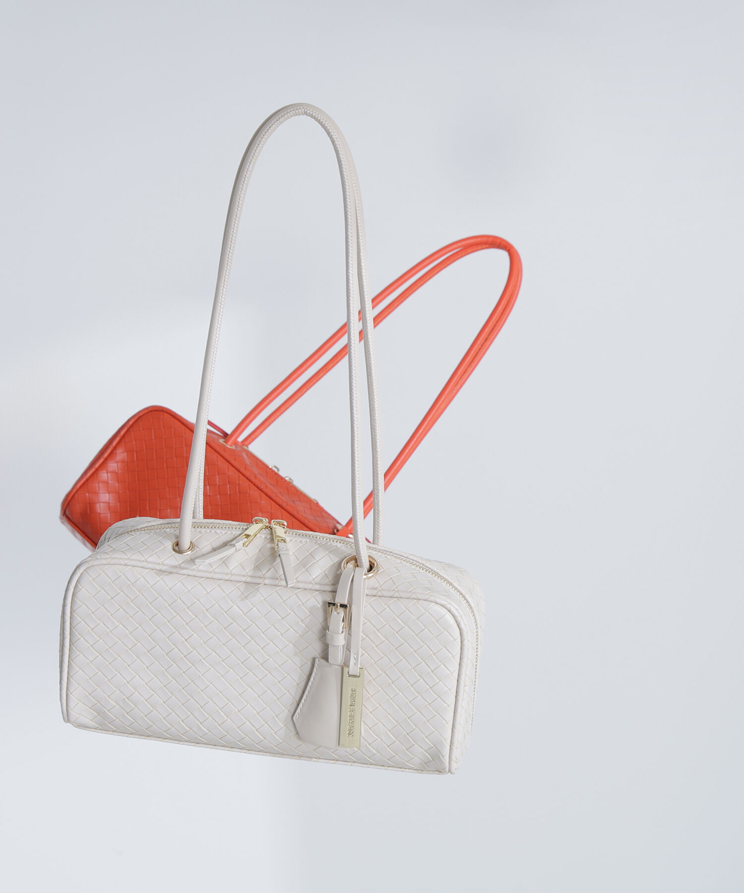  「メッシュエンボスワイドボストンバッグ」|ボストンバッグ|オフ1