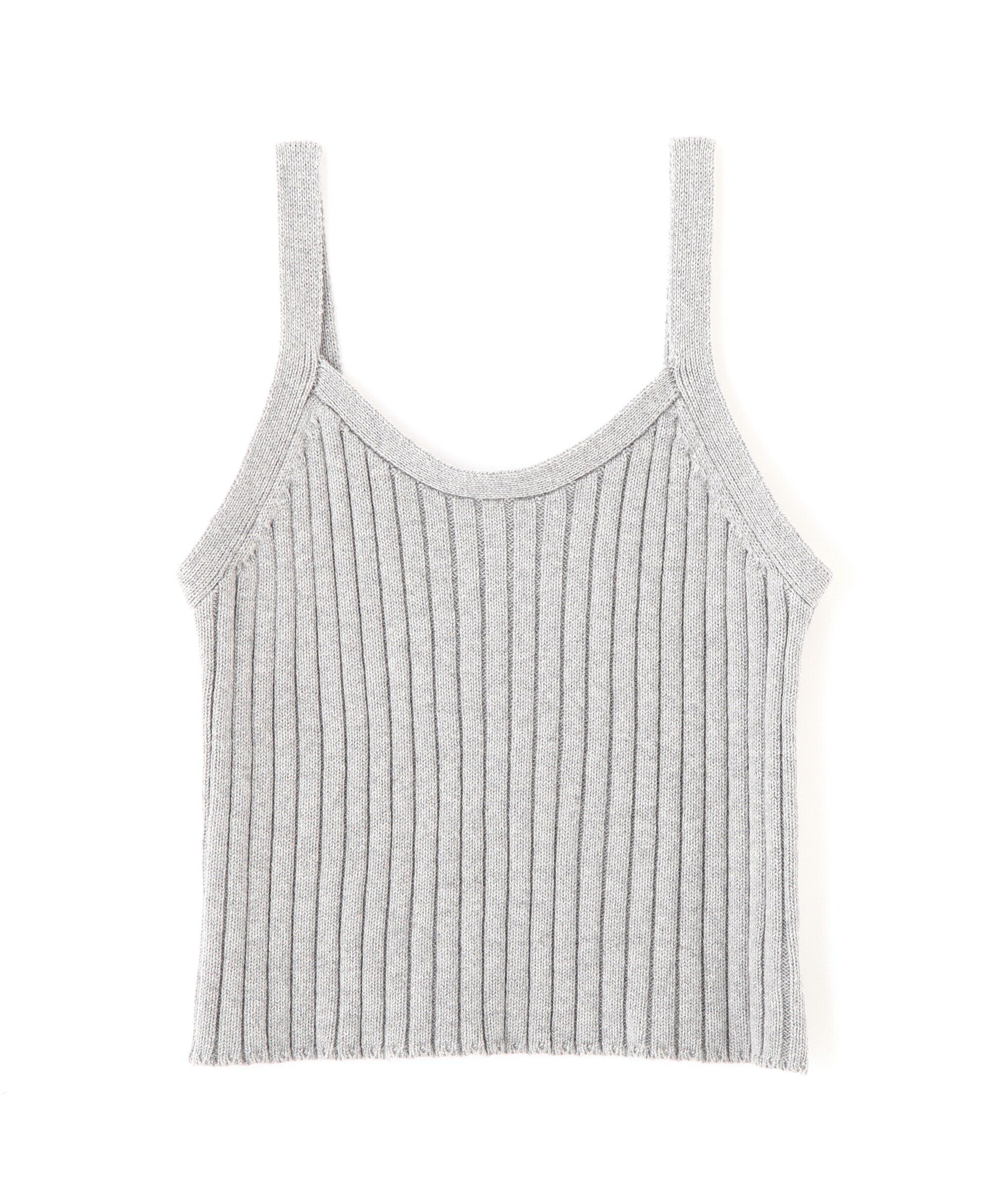  「リブニットタンクトップ」|ニット・セーター|