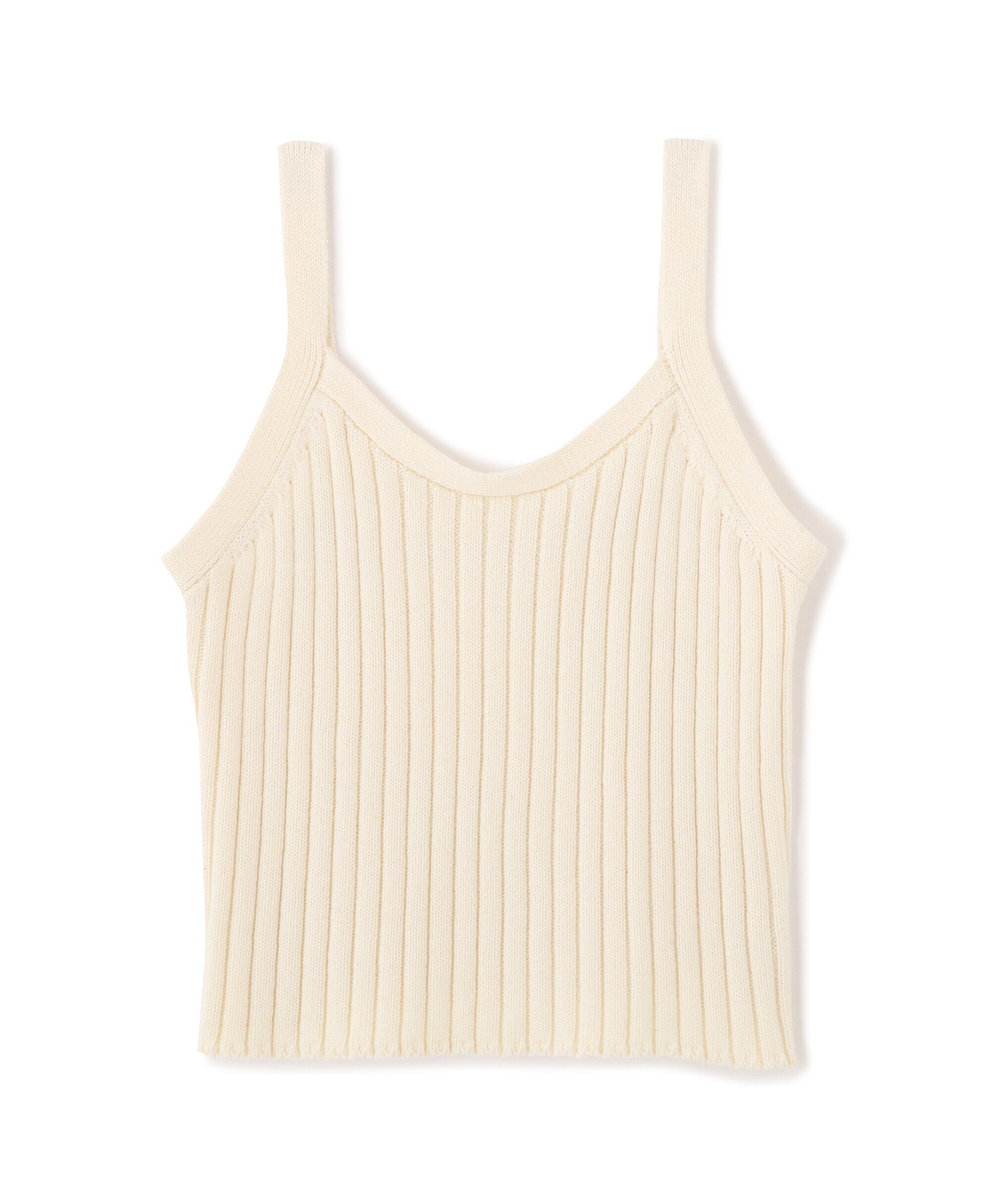  「リブニットタンクトップ」|ニット・セーター|