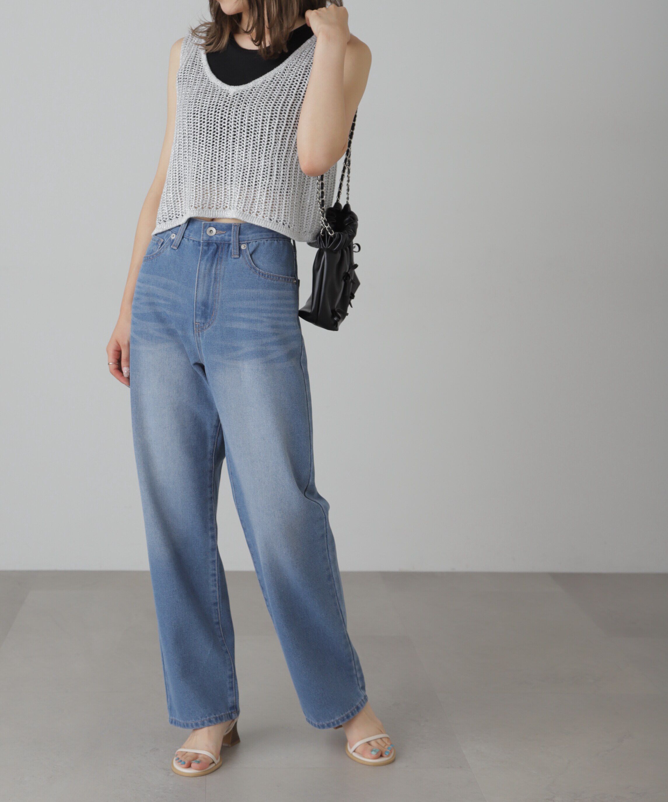  「[XS-Lサイズ展開]ストレートデニムパンツ」|その他|