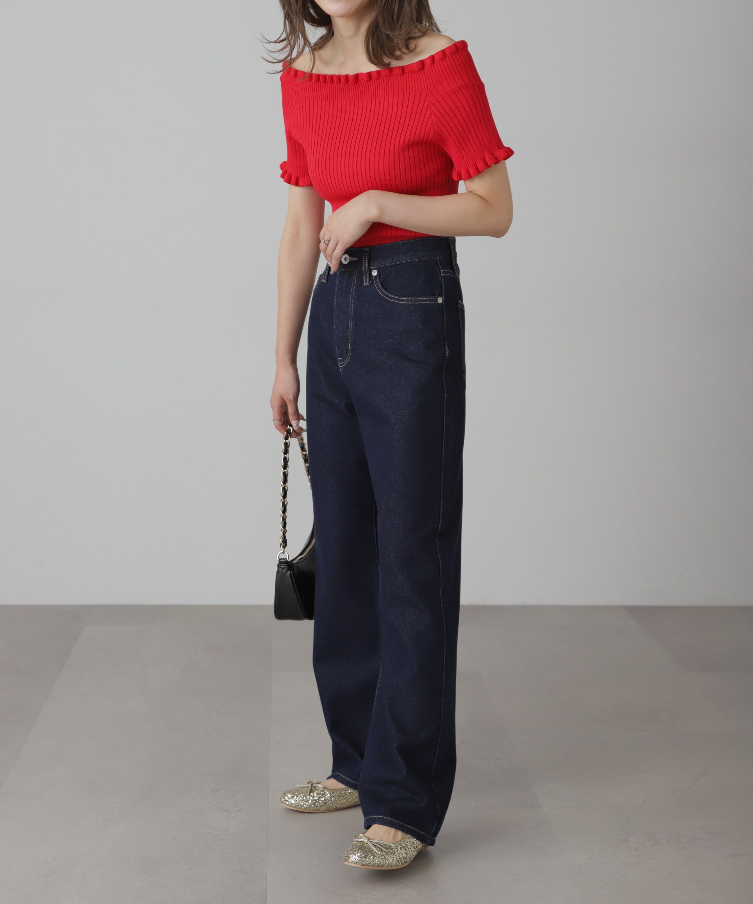  「[XS-Lサイズ展開]ストレートデニムパンツ」|その他|