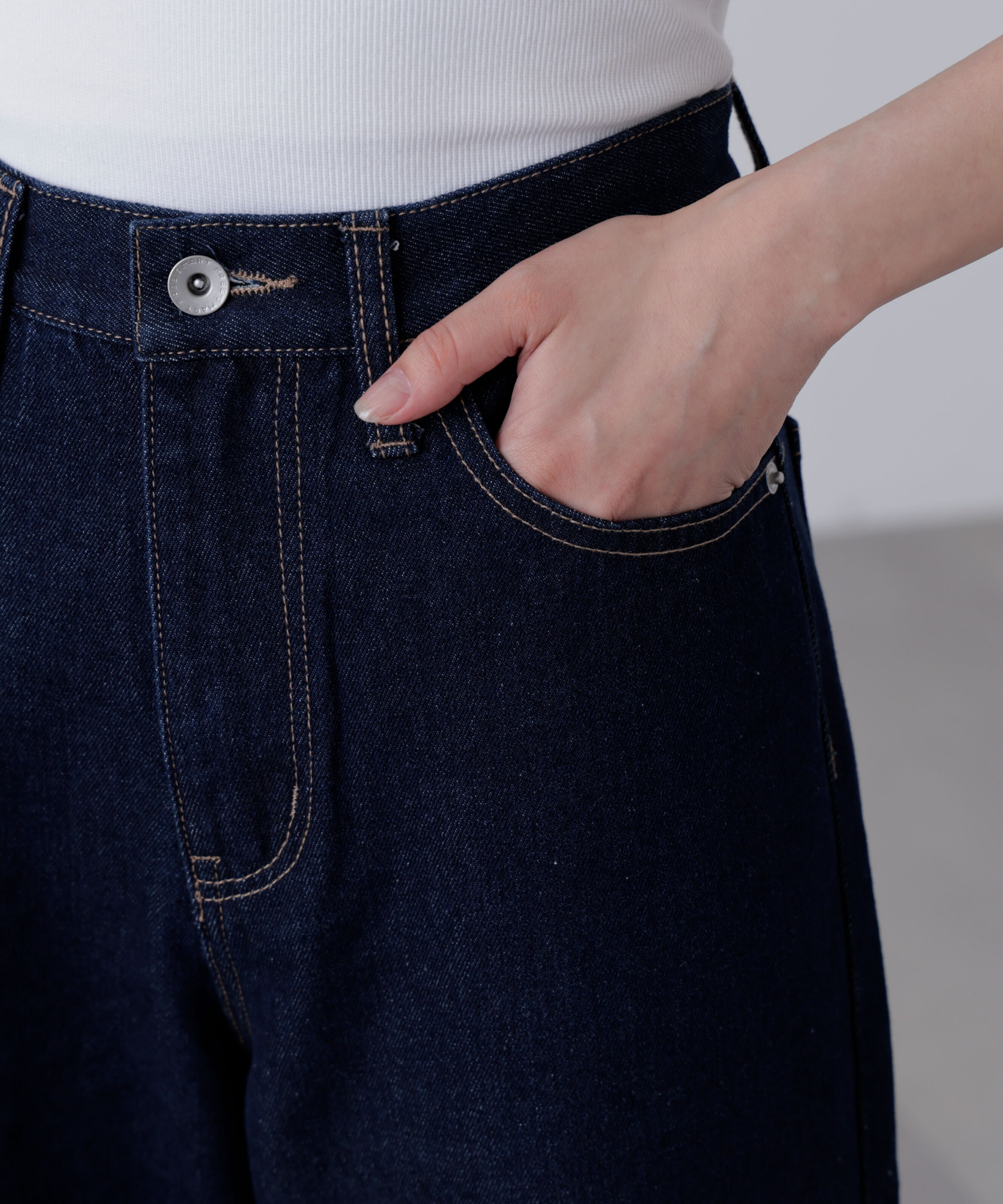  「[XS-Lサイズ展開]ストレートデニムパンツ」|その他|