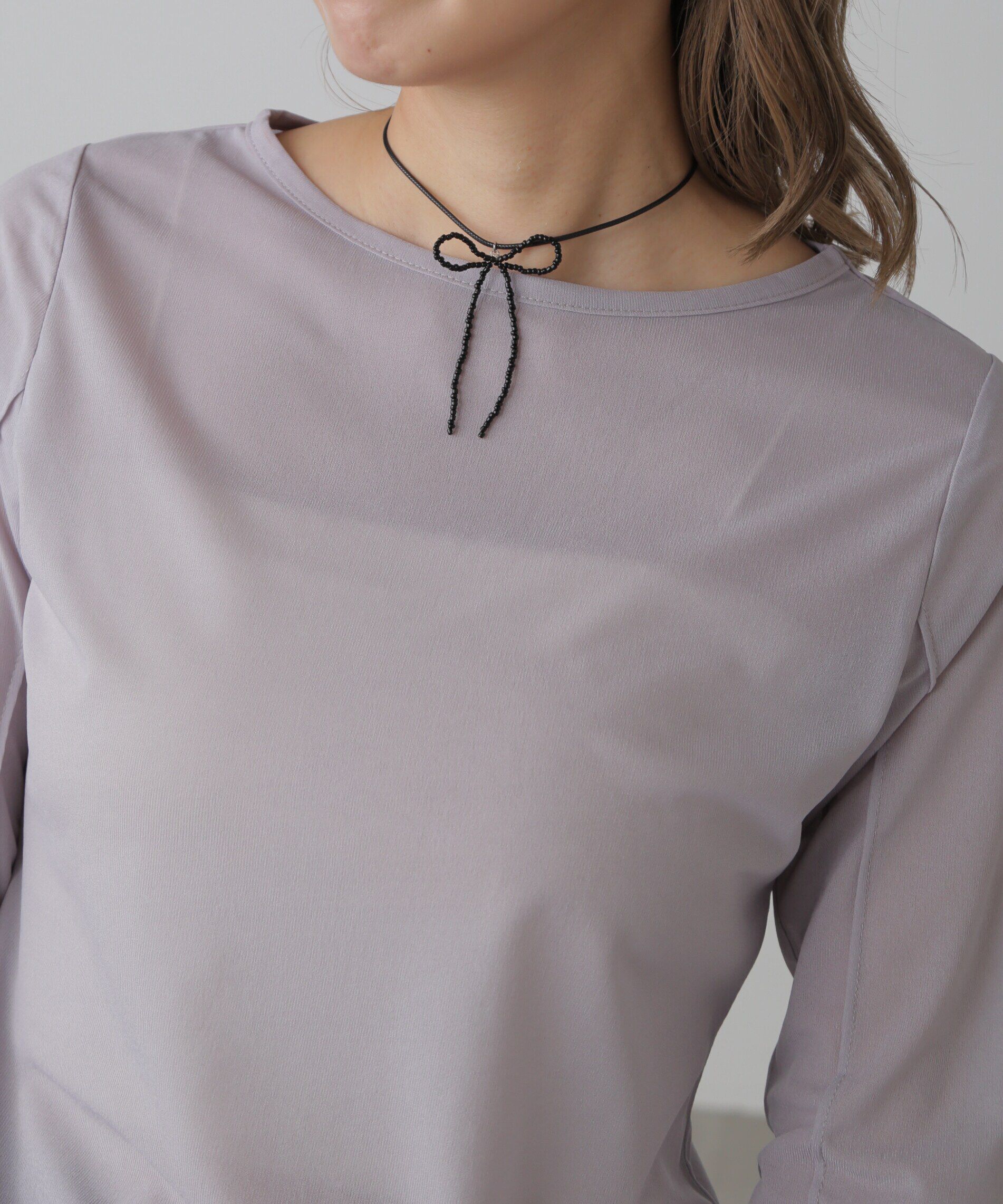  「ロングリボンネックレス」|その他|