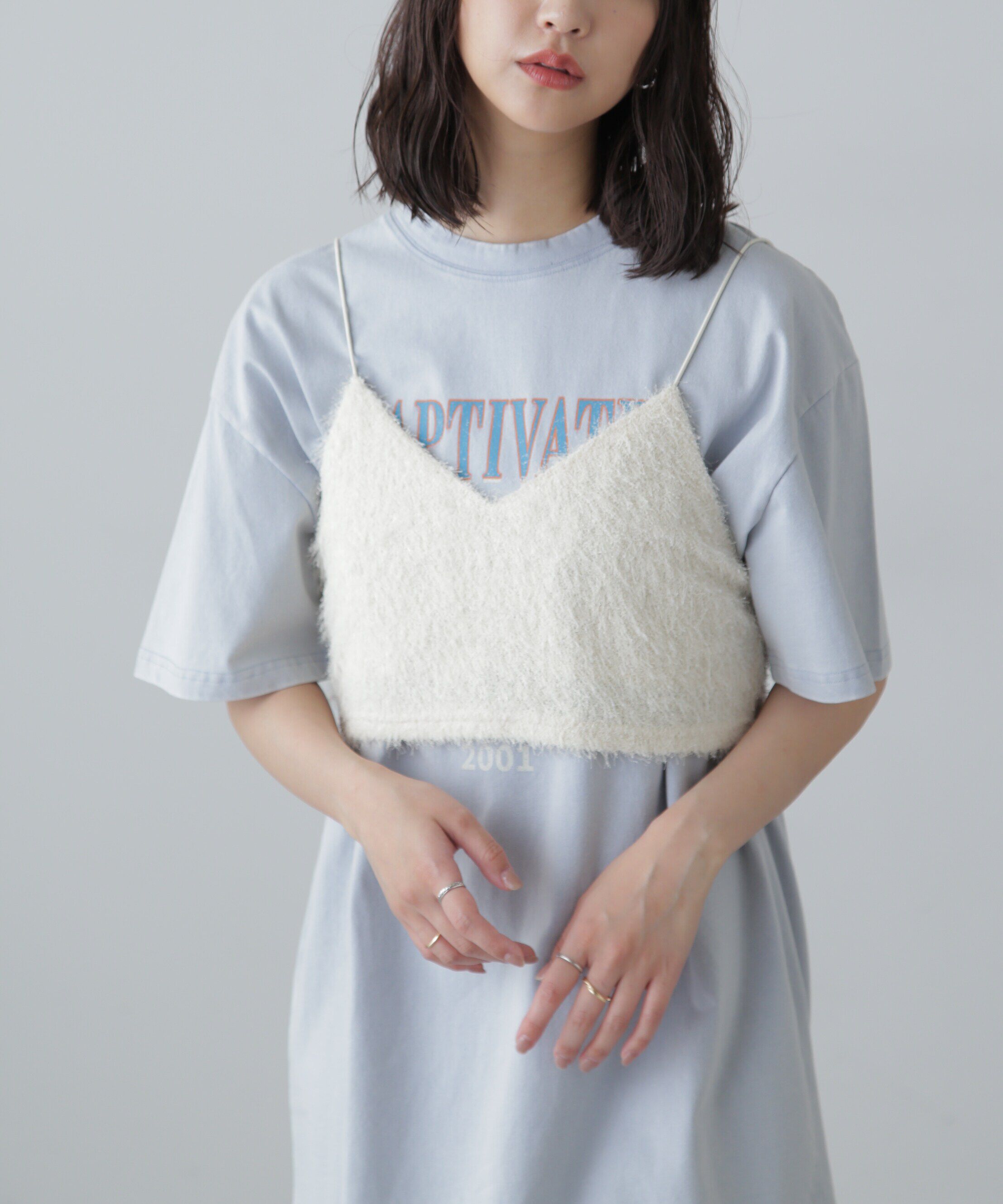  「ラメキャミソールビスチェ」|シャツ・ブラウス|