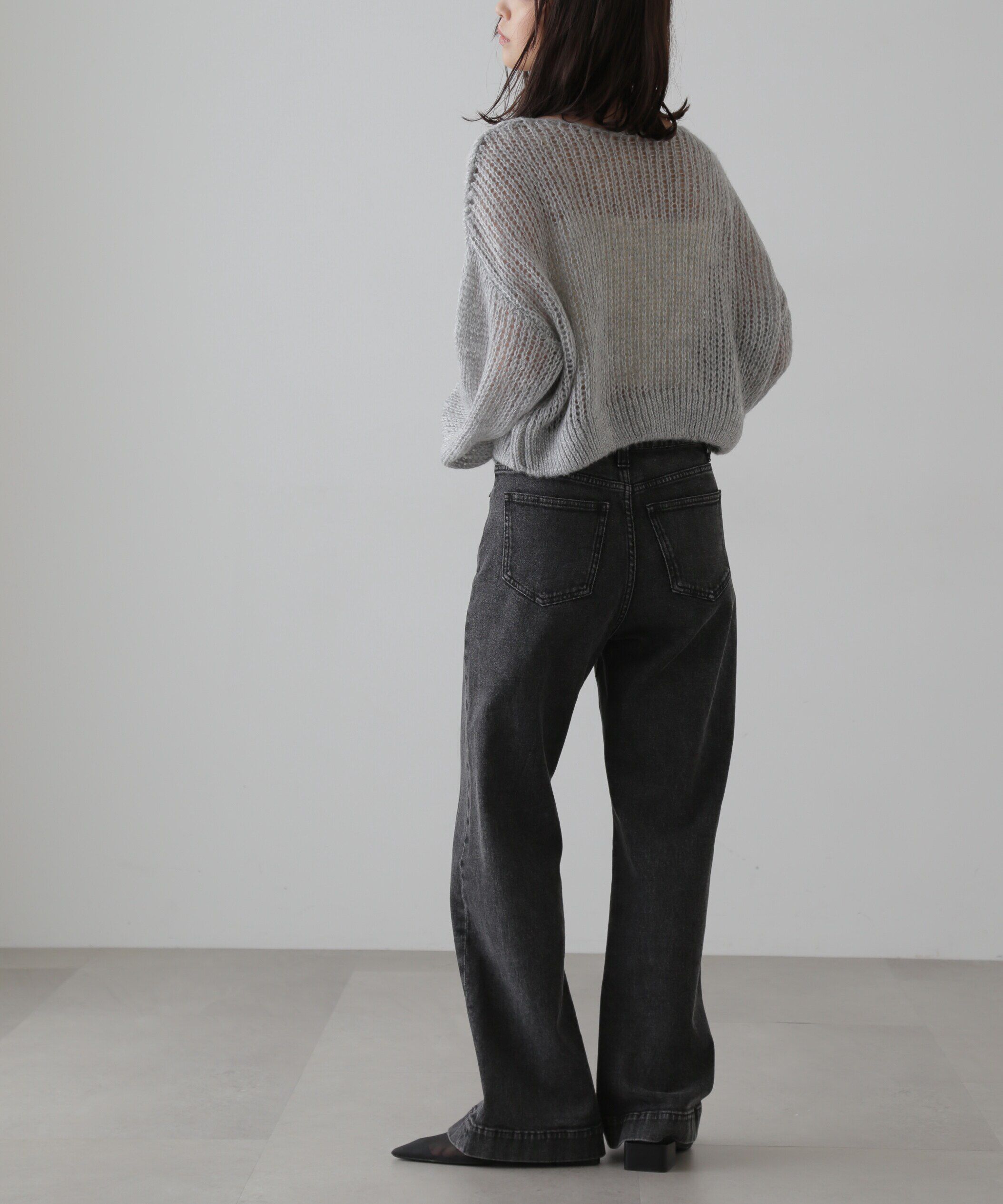  「シアーモヘヤライクニット」|ニット・セーター|