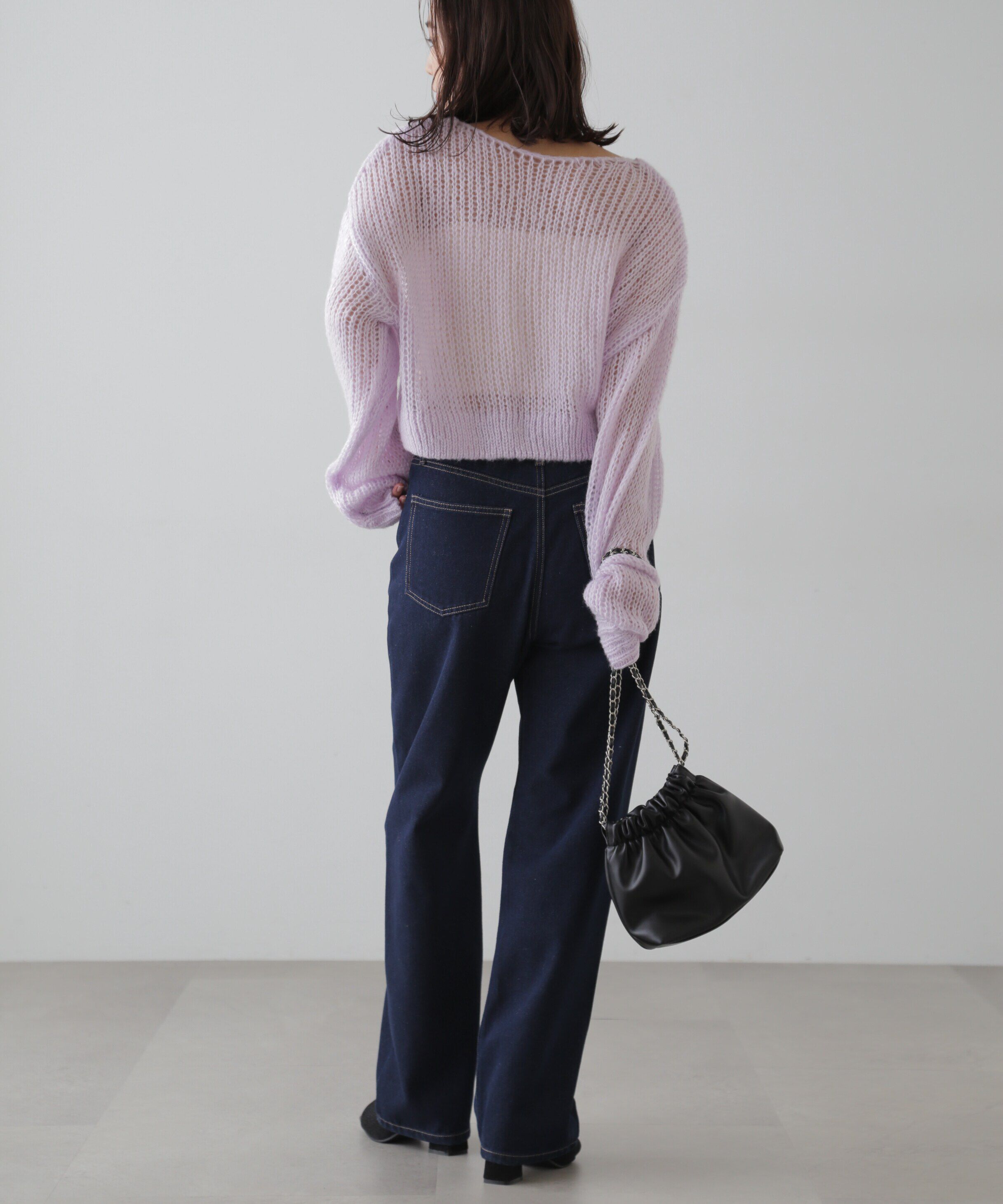  「シアーモヘヤライクニット」|ニット・セーター|