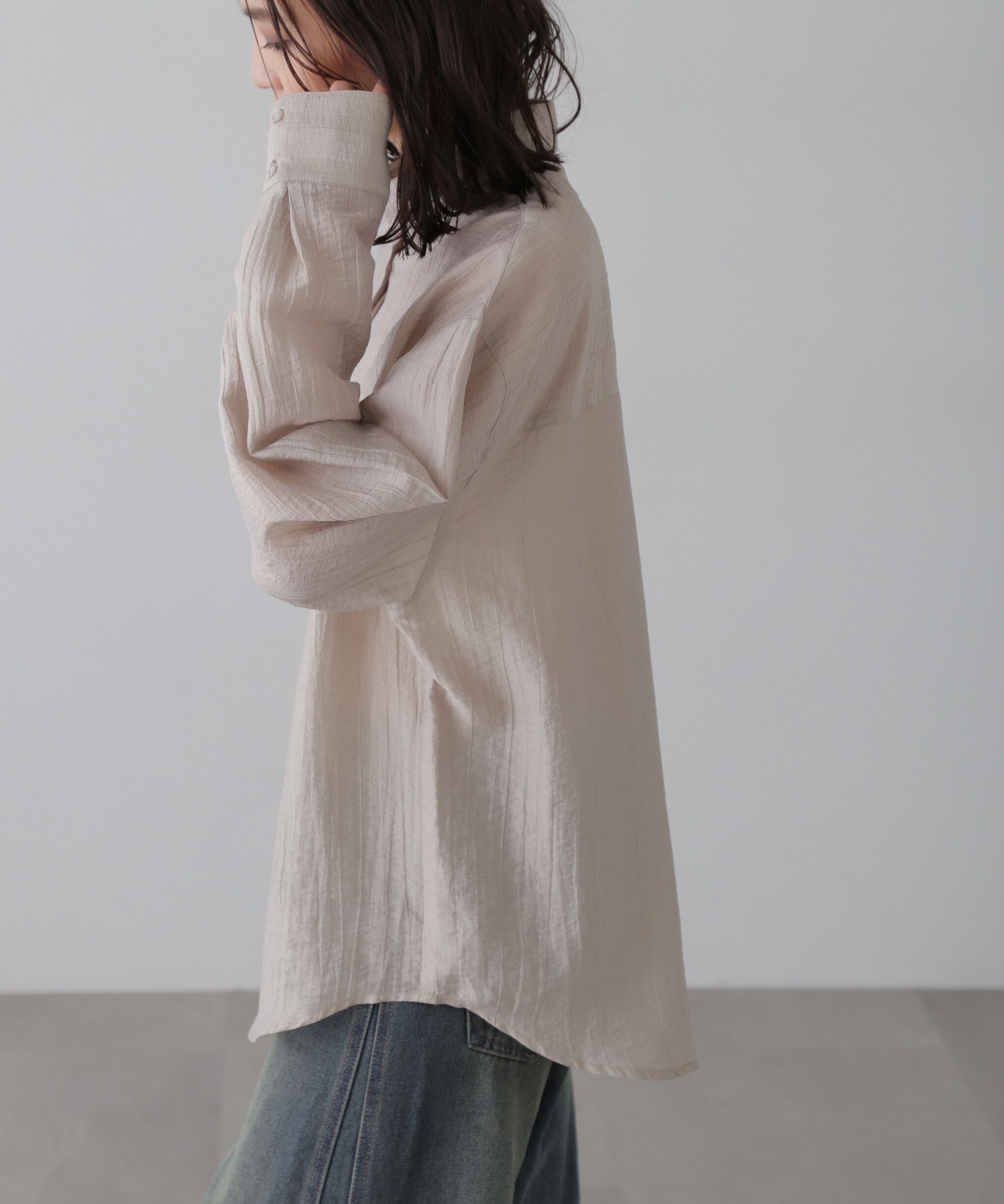  「ワッシャービッグシャツ」|シャツ・ブラウス|