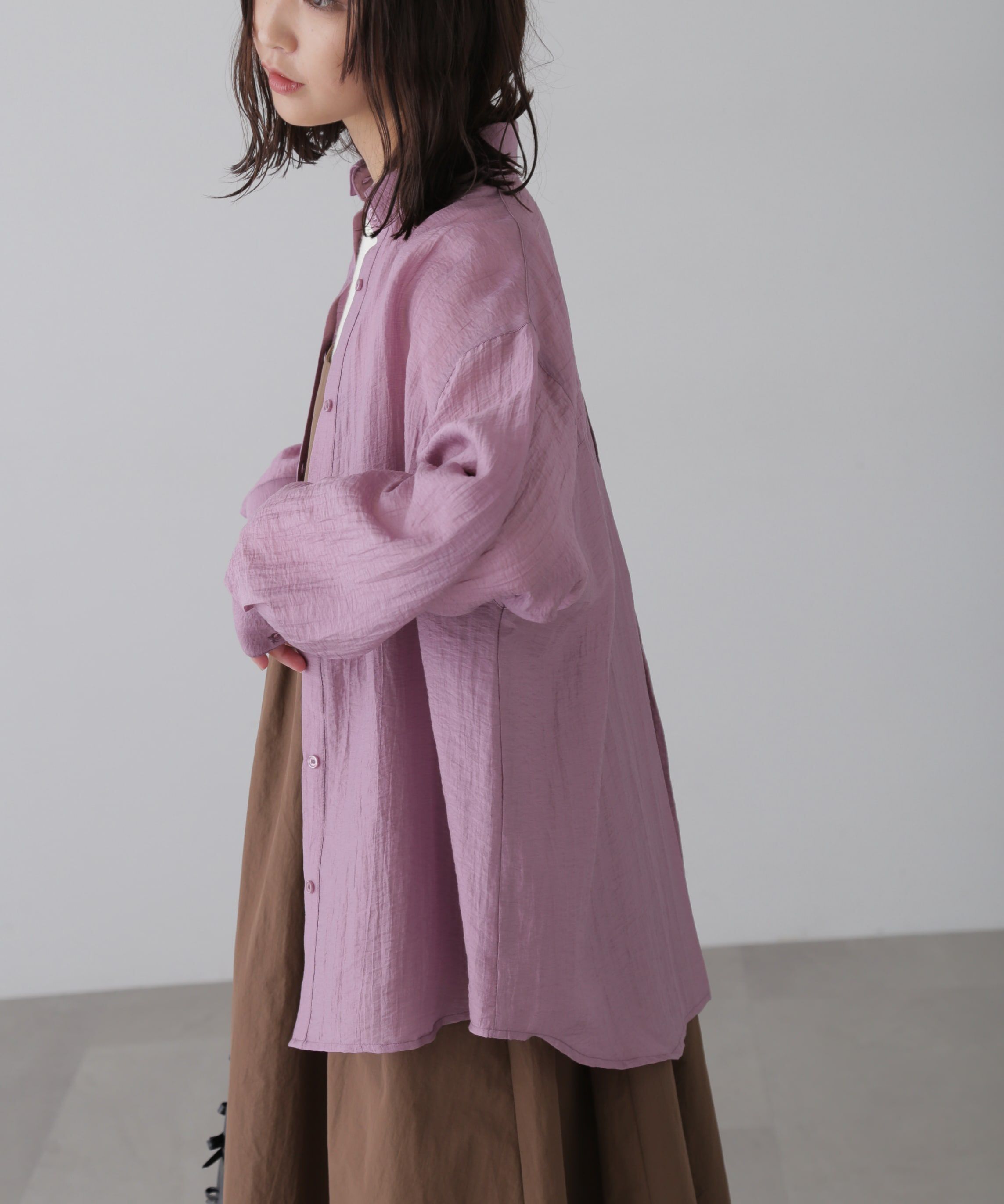  「ワッシャービッグシャツ」|シャツ・ブラウス|