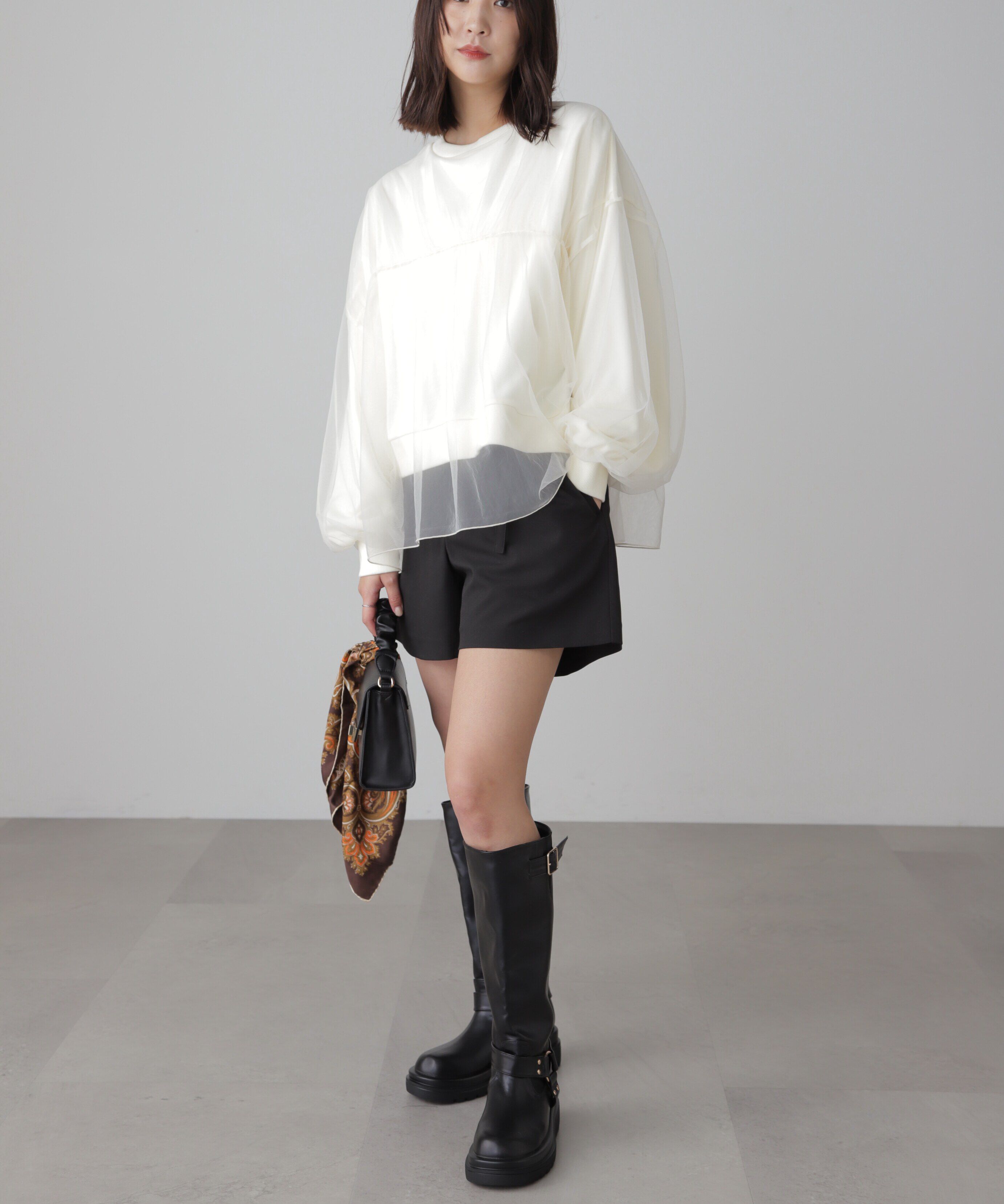  「ベルト付きショートパンツ」|その他|