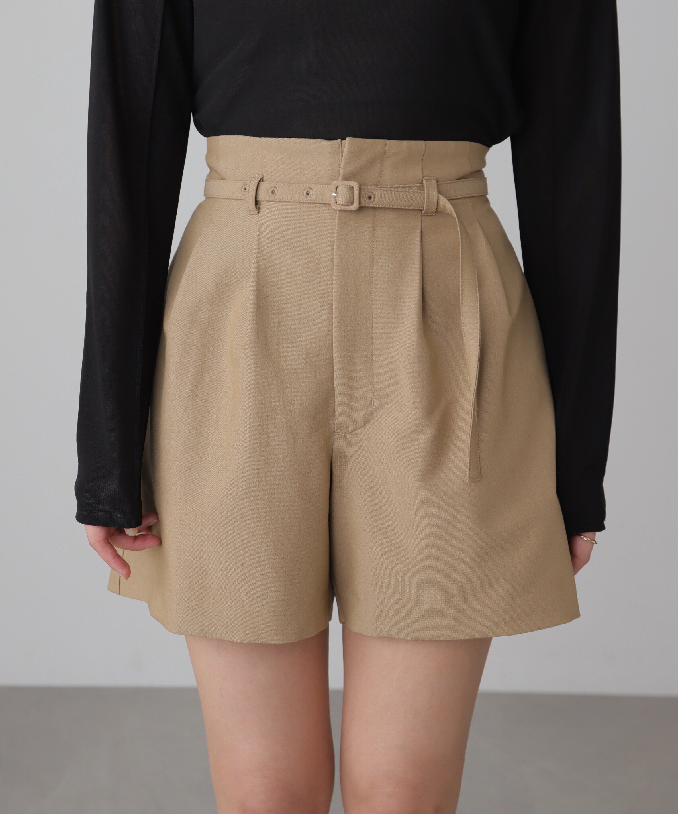  「ベルト付きショートパンツ」|その他|