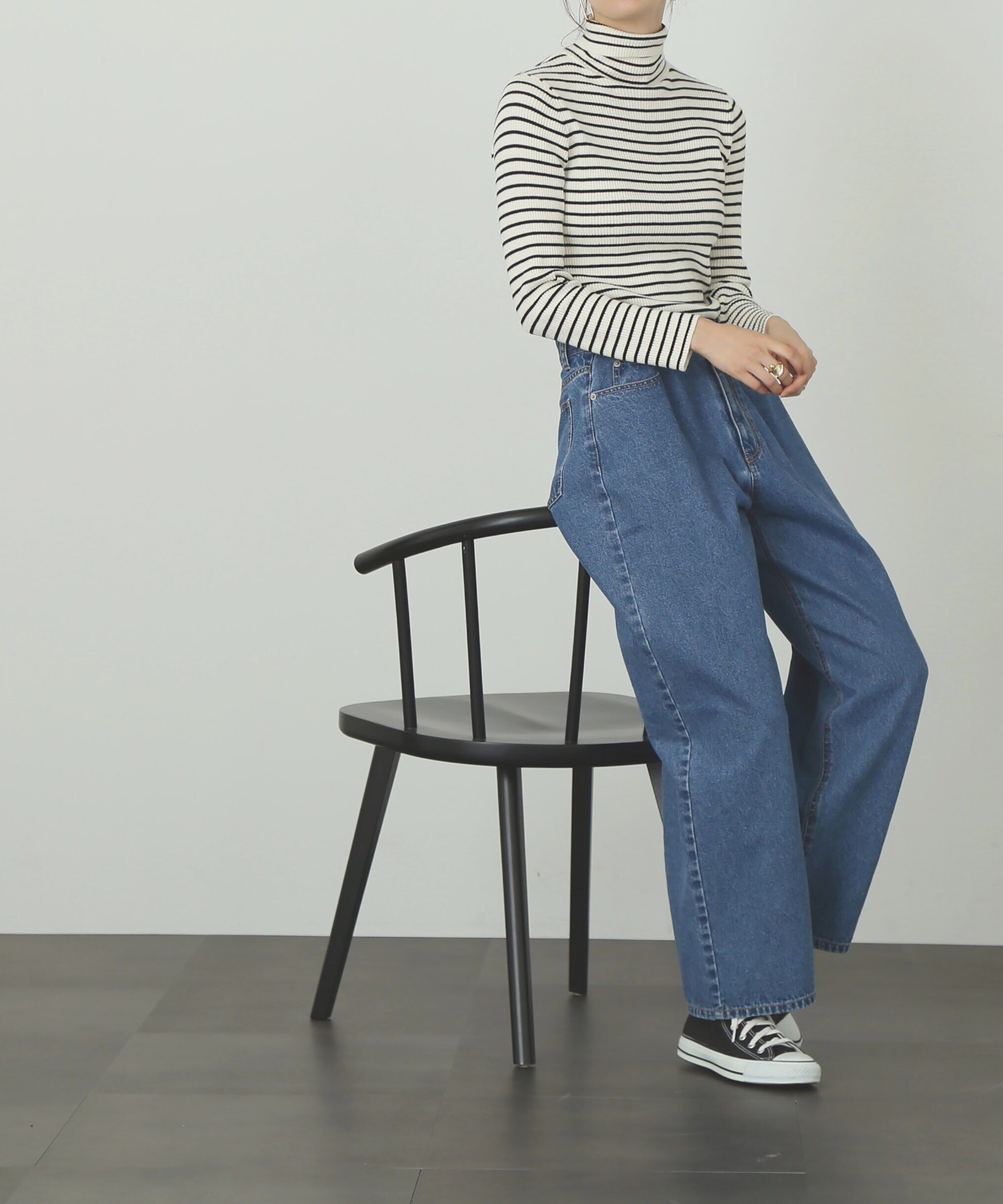  「タートルネックリブニット」|ニット・セーター|