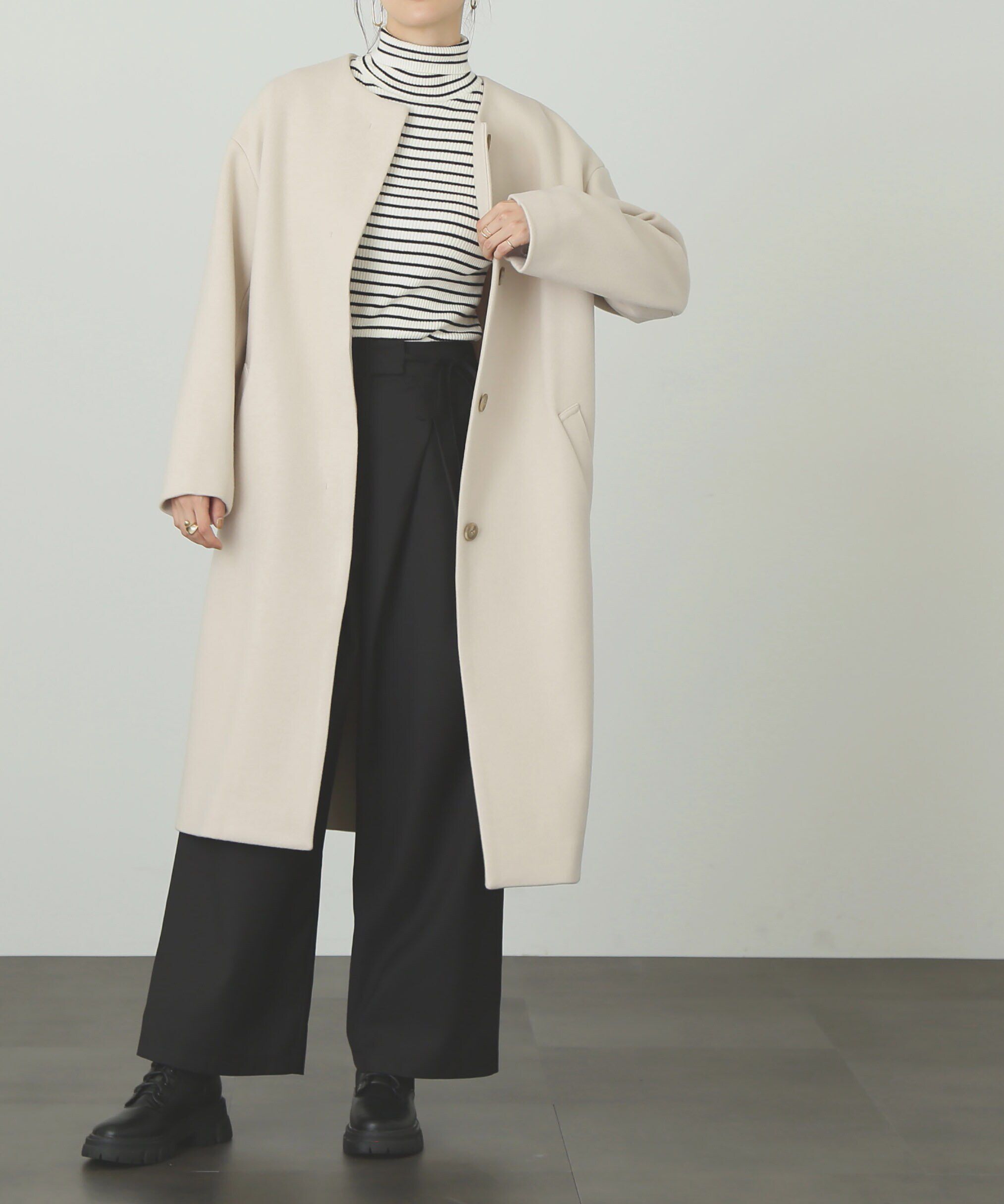  「タートルネックリブニット」|ニット・セーター|