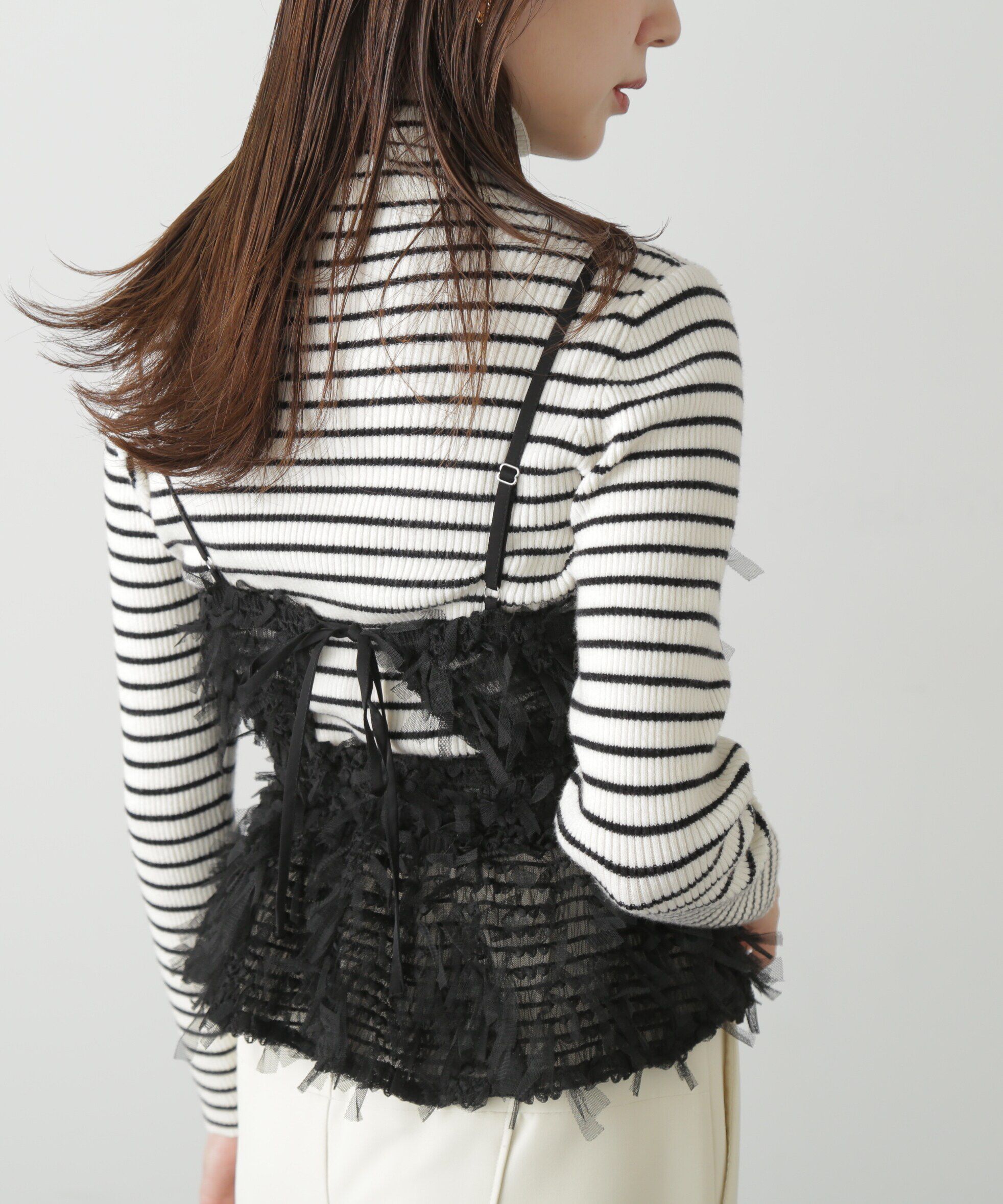  「タートルネックリブニット」|ニット・セーター|