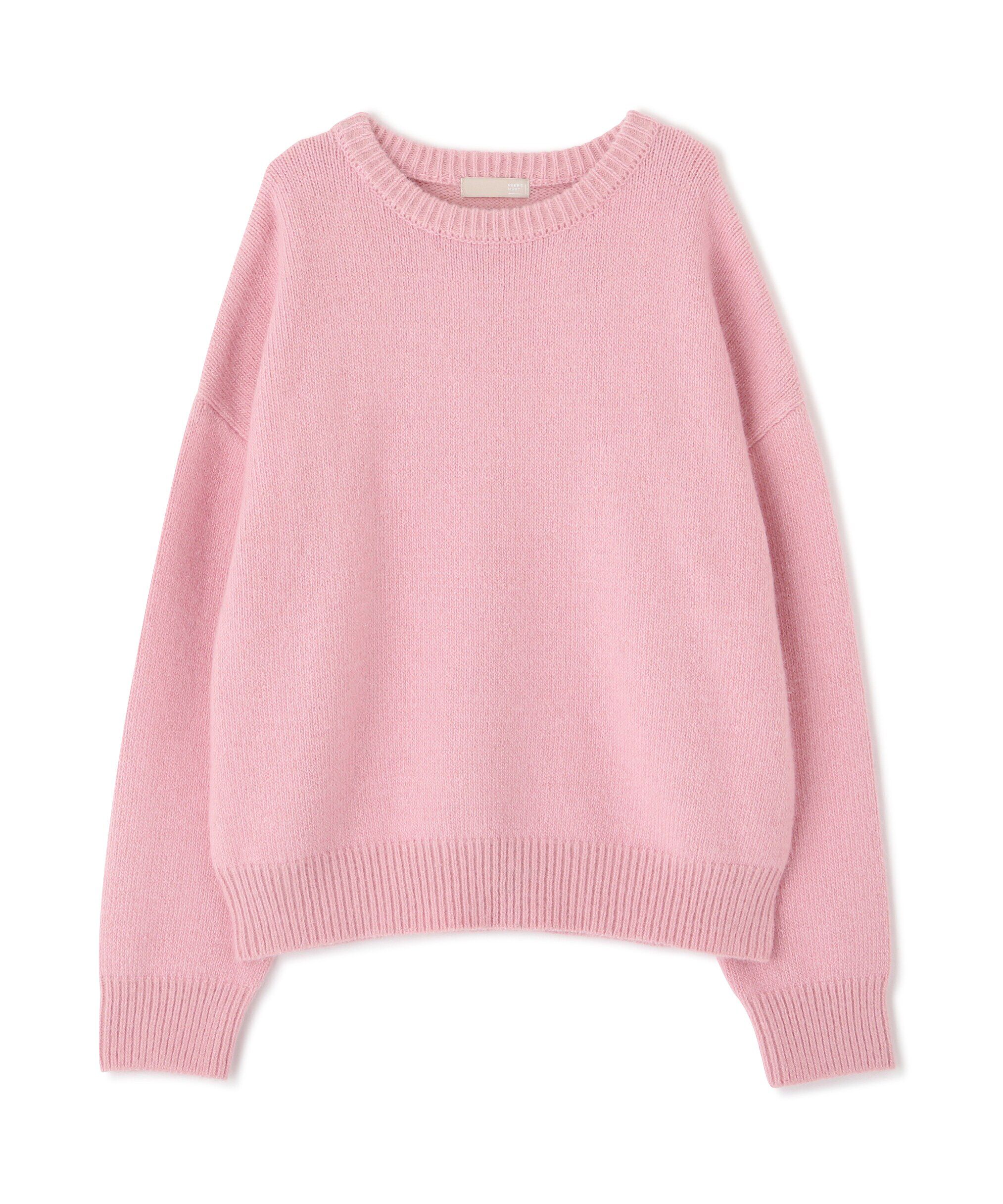  「オーバーサイズチュニック丈ニット」|ニット・セーター|