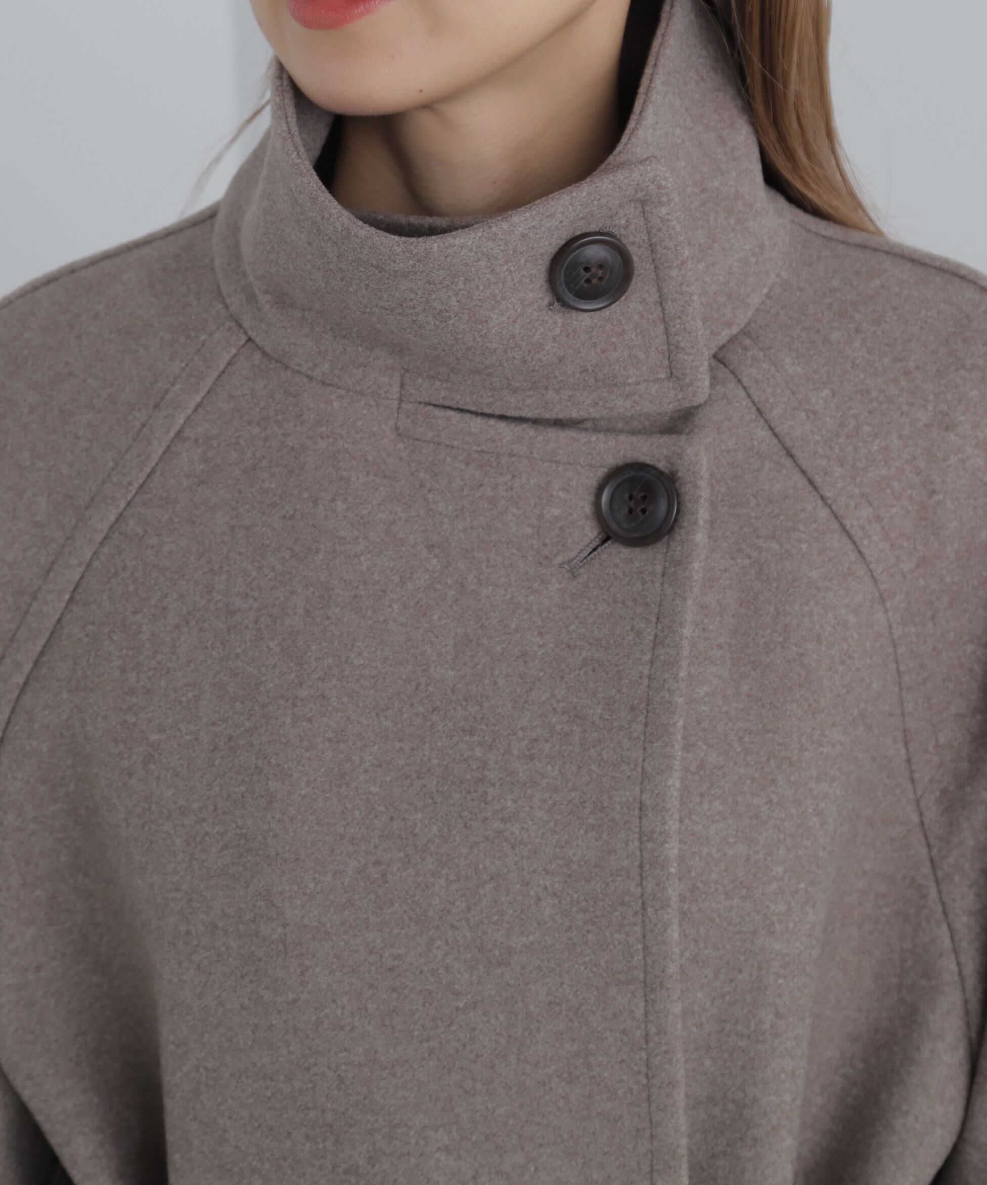  「スタンドカラーロングコート」|その他|