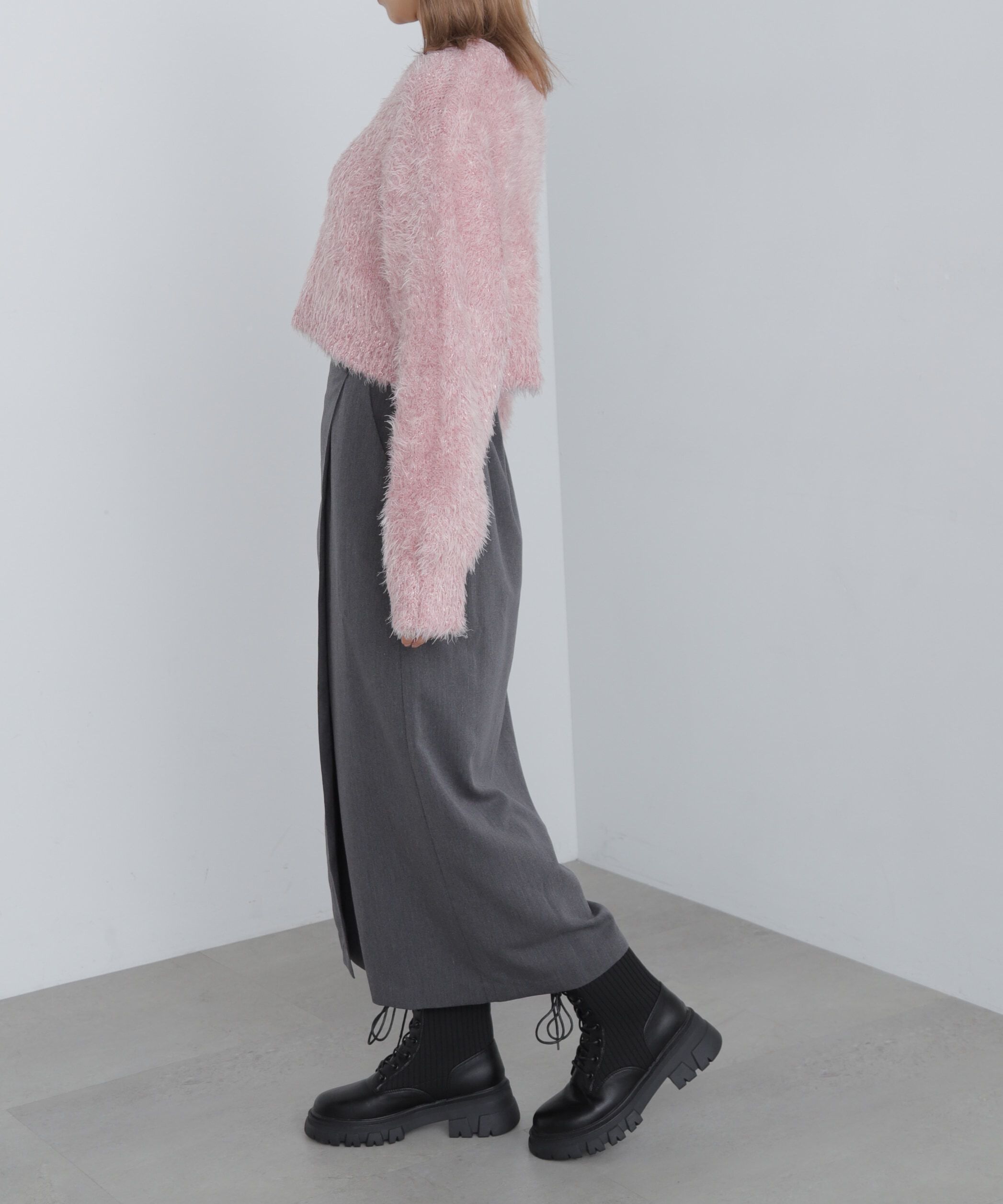  「ラップ風ナロースカート」|スカート|