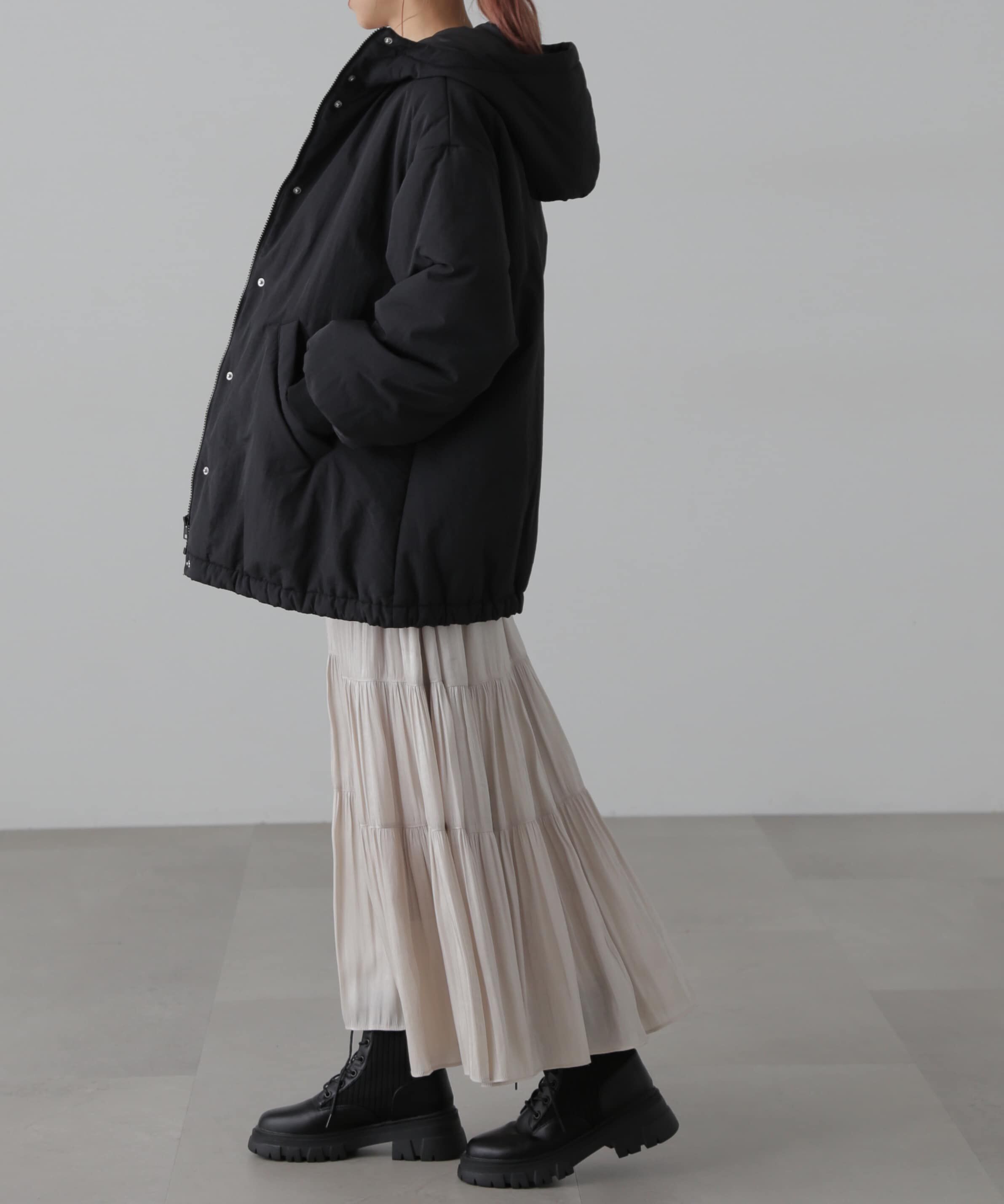  「ミドル丈中綿ブルゾン」|ブルゾン・スタジャン|