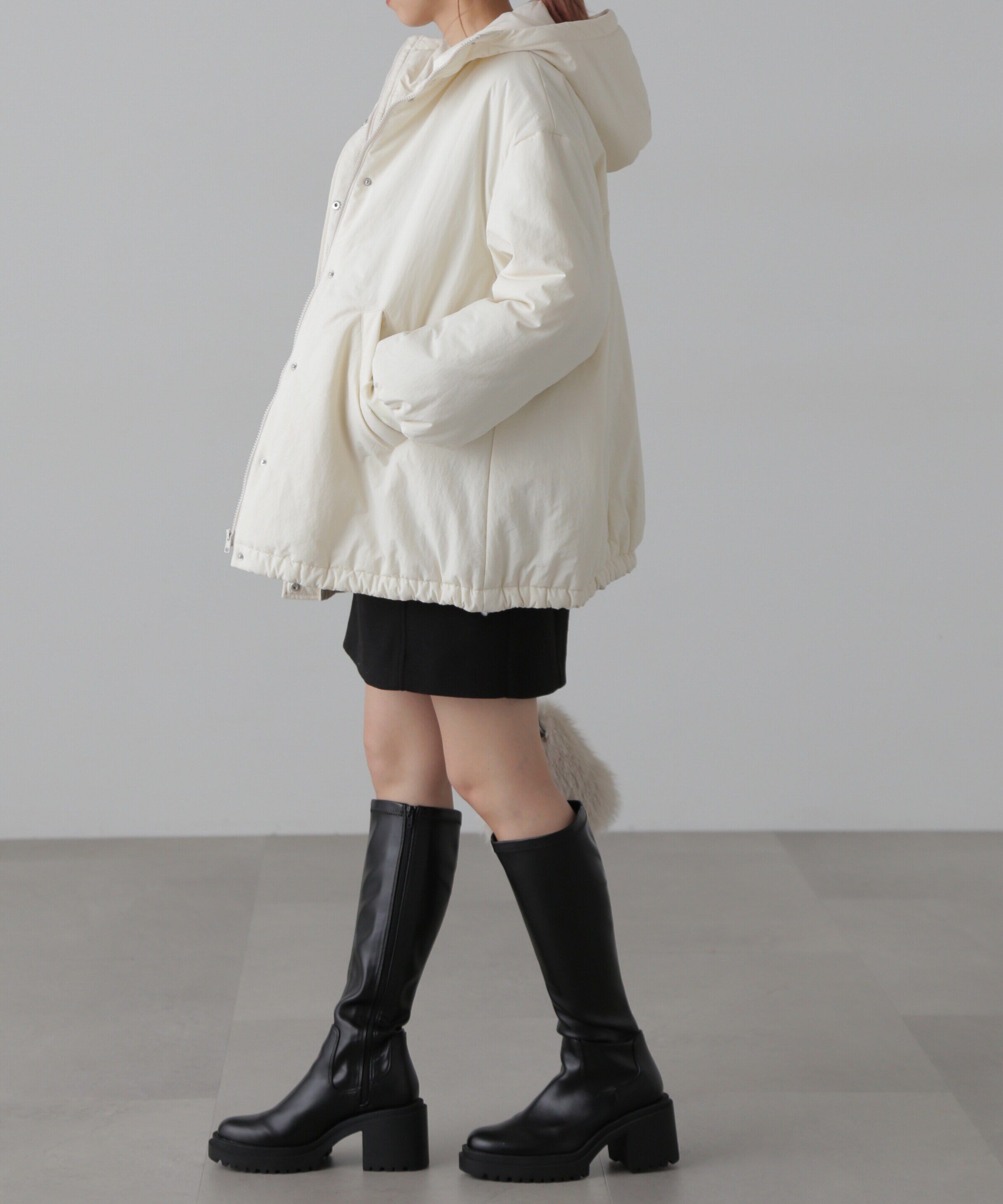  「ミドル丈中綿ブルゾン」|ブルゾン・スタジャン|