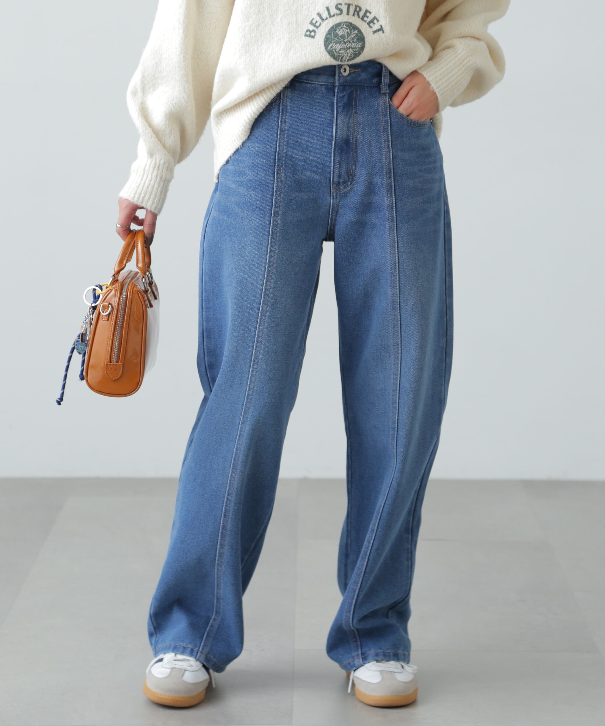  「センターシームストレートデニム」|その他|