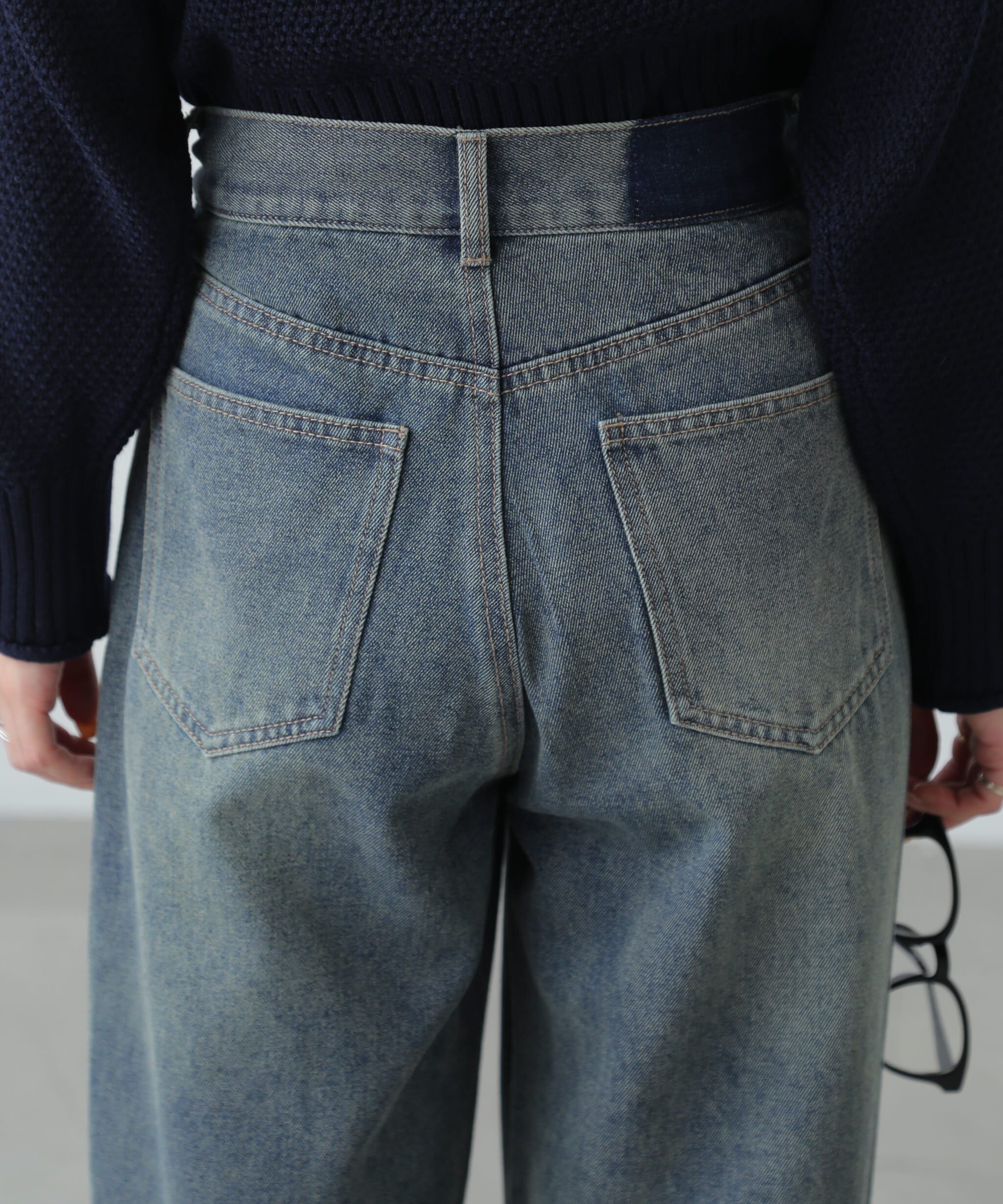  「センターシームストレートデニム」|その他|