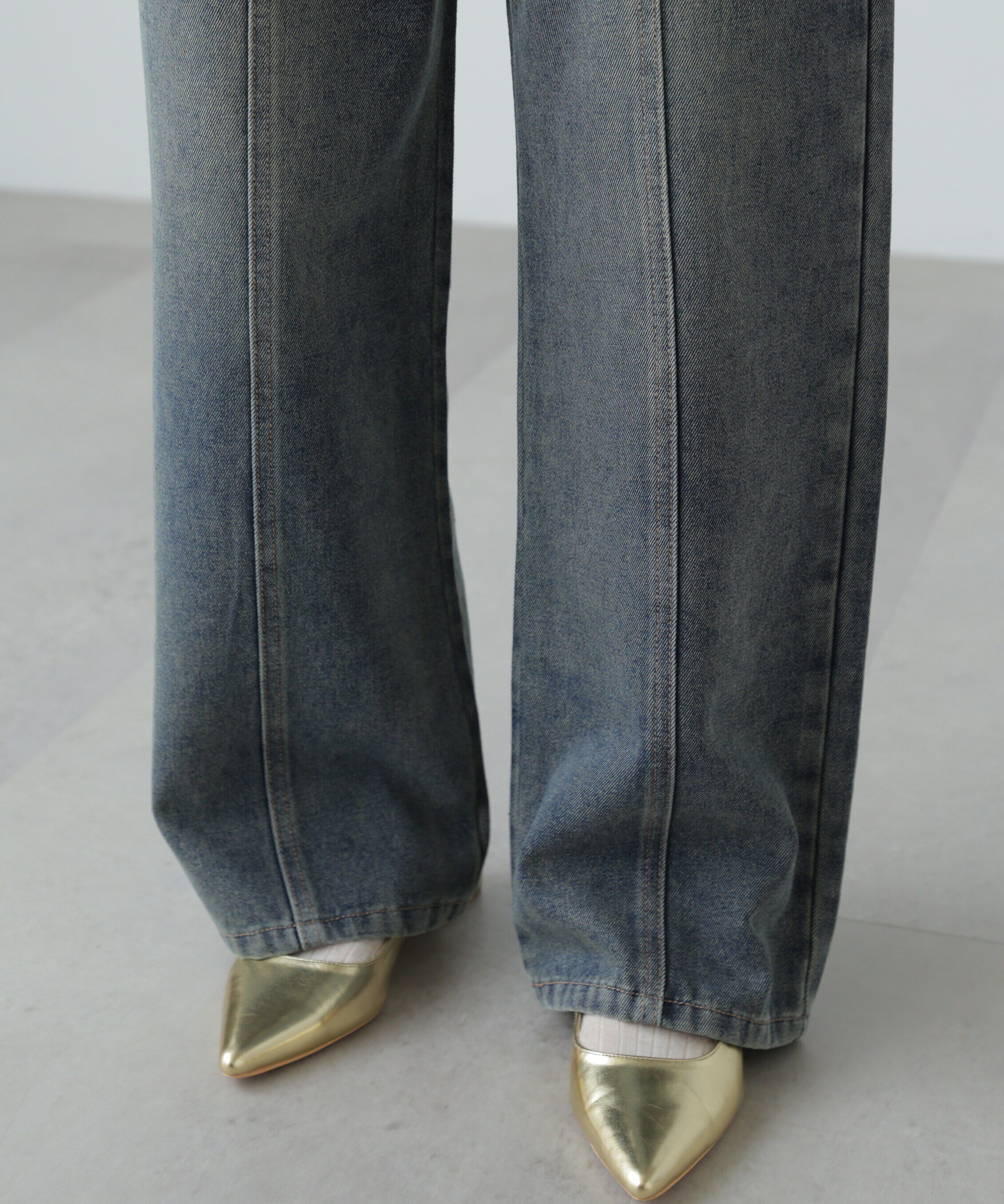  「センターシームストレートデニム」|その他|