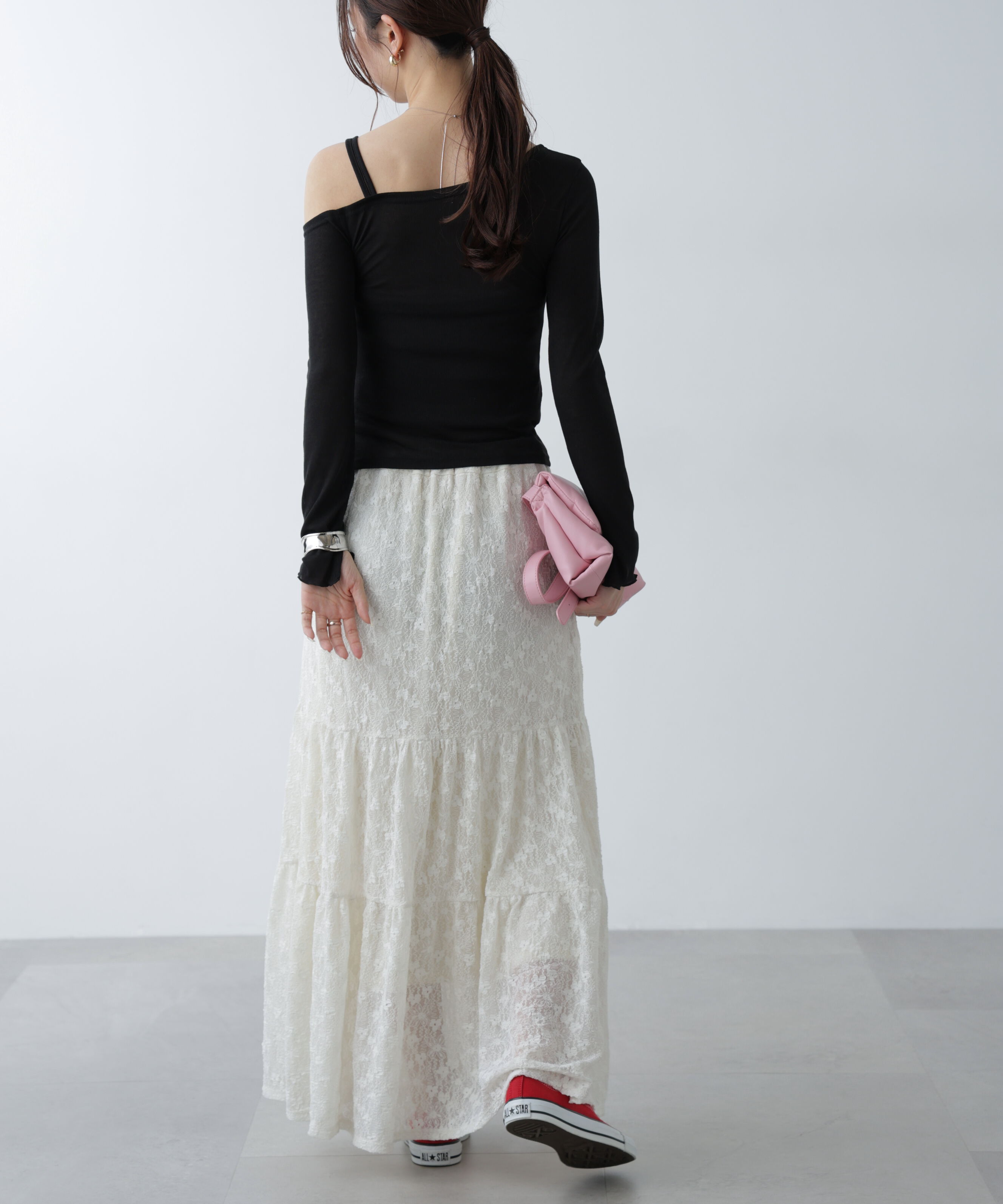  「ワンショルシャーリングテレコカットソー」|Tシャツ・カットソー|