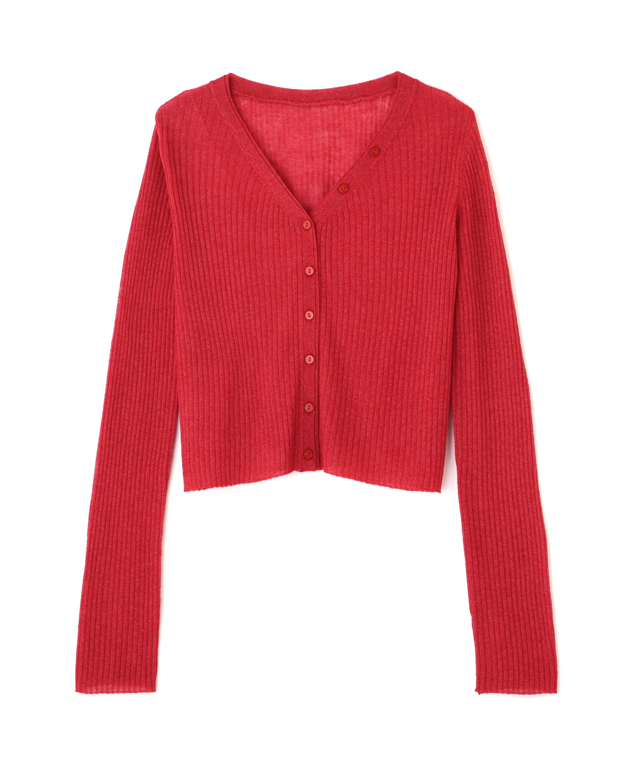  「シアーリブニットカーディガン」|ニット・セーター|