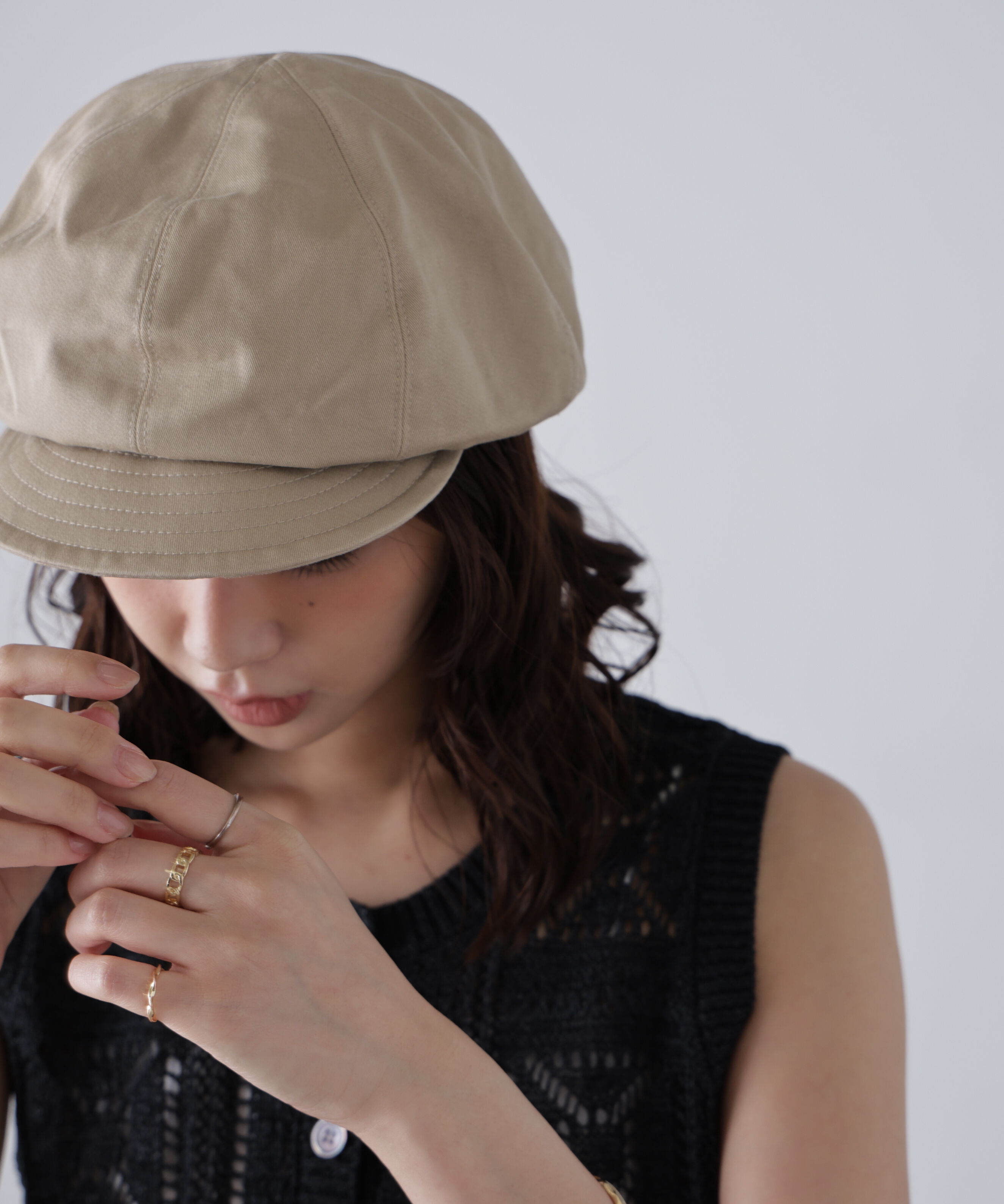  「シンプルキャスケット」|ソックス|