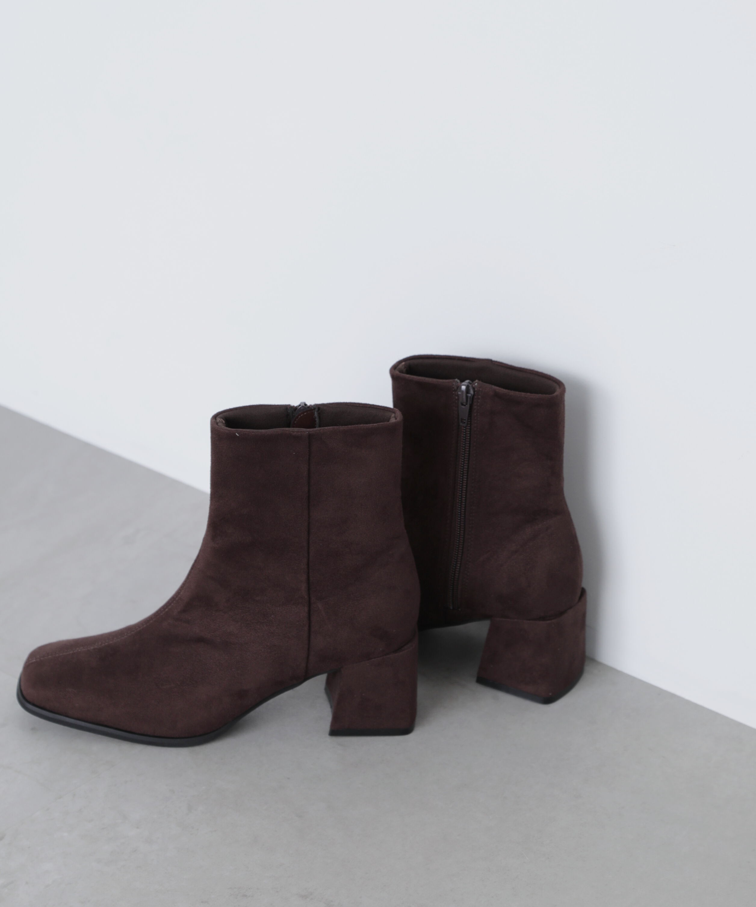  「オーバーヒールブーツ」|その他|ブラウン