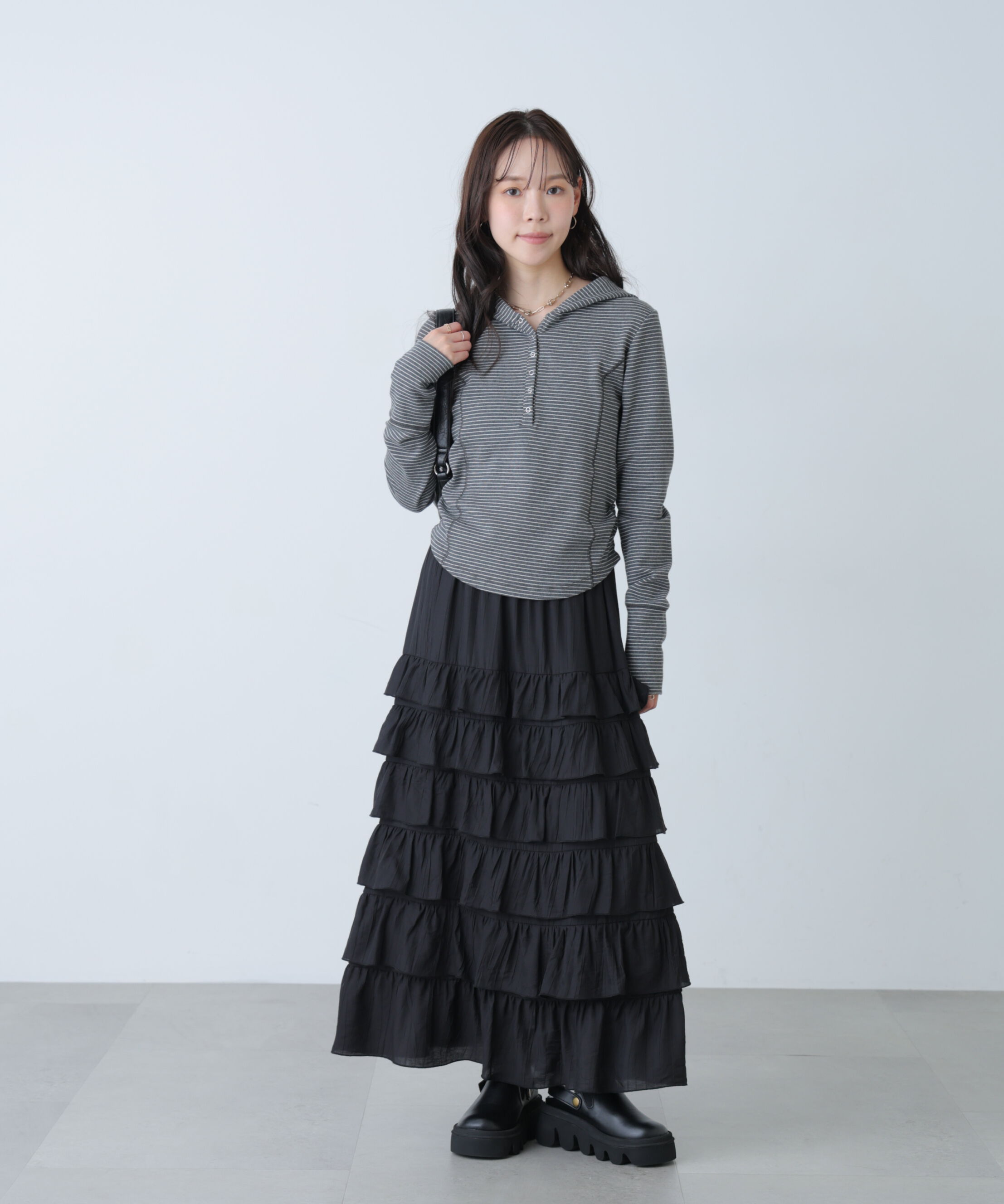  「スキッパーカットソーフーディー」|Tシャツ・カットソー|