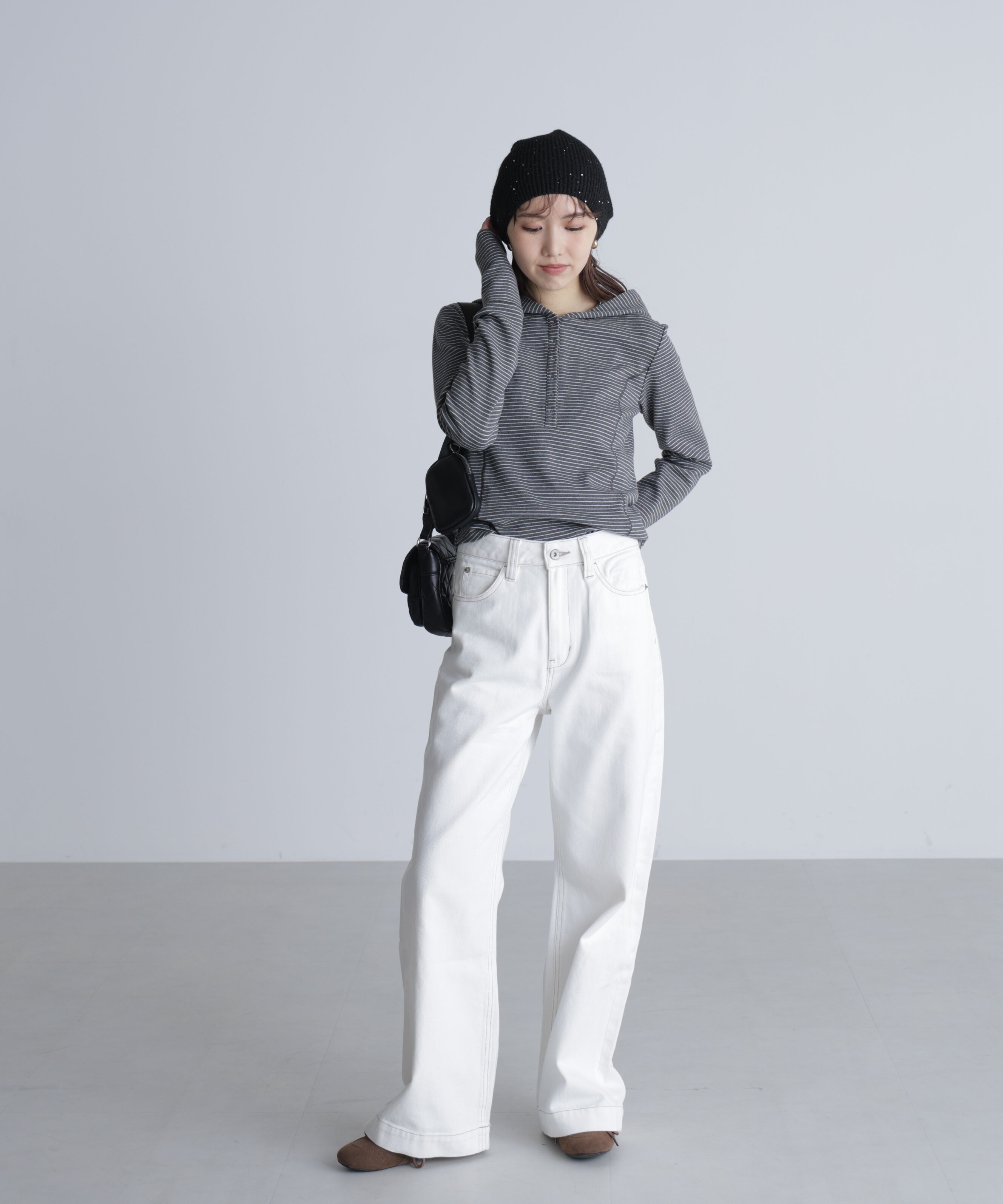  「スキッパーカットソーフーディー」|Tシャツ・カットソー|