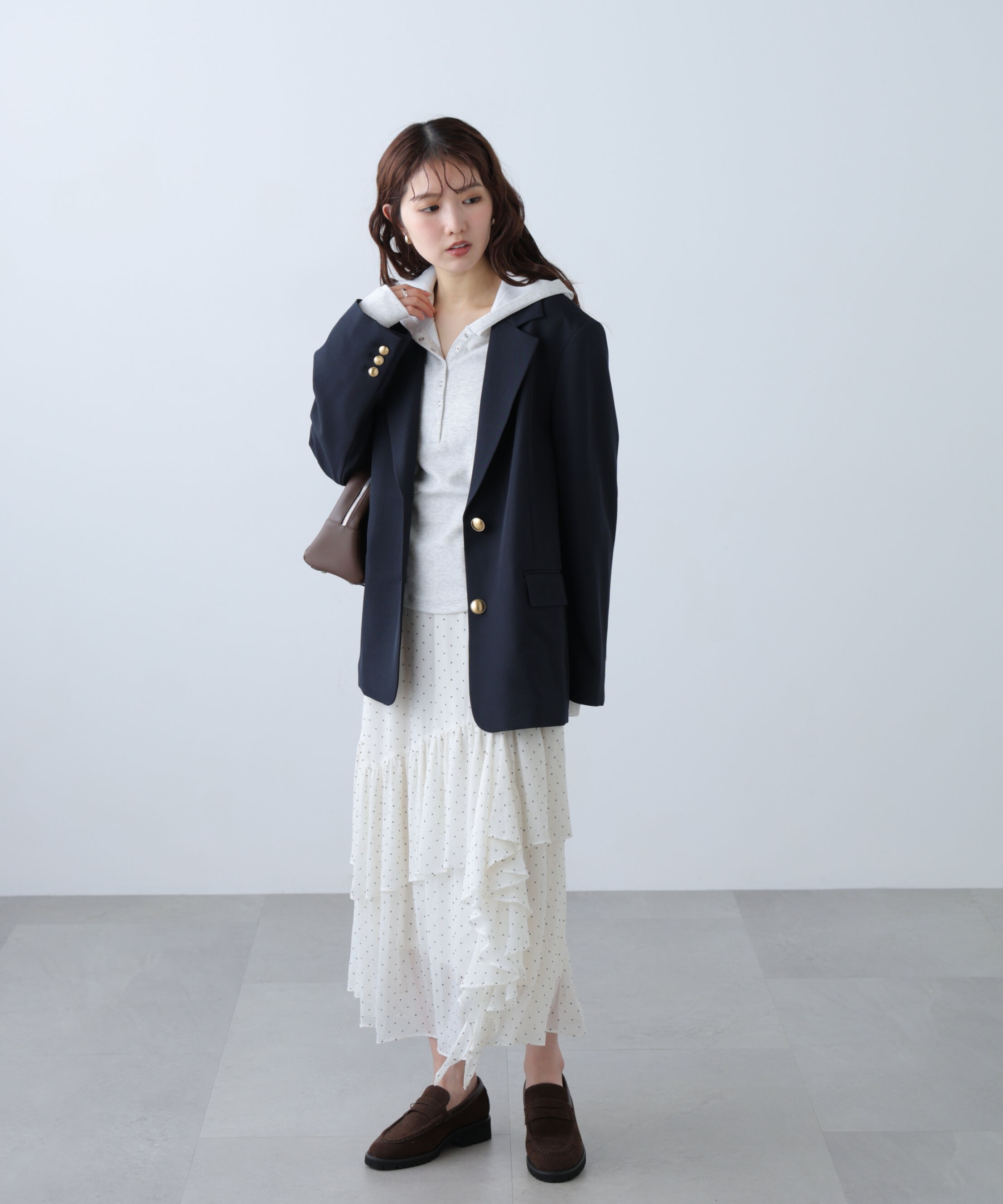  「スキッパーカットソーフーディー」|Tシャツ・カットソー|