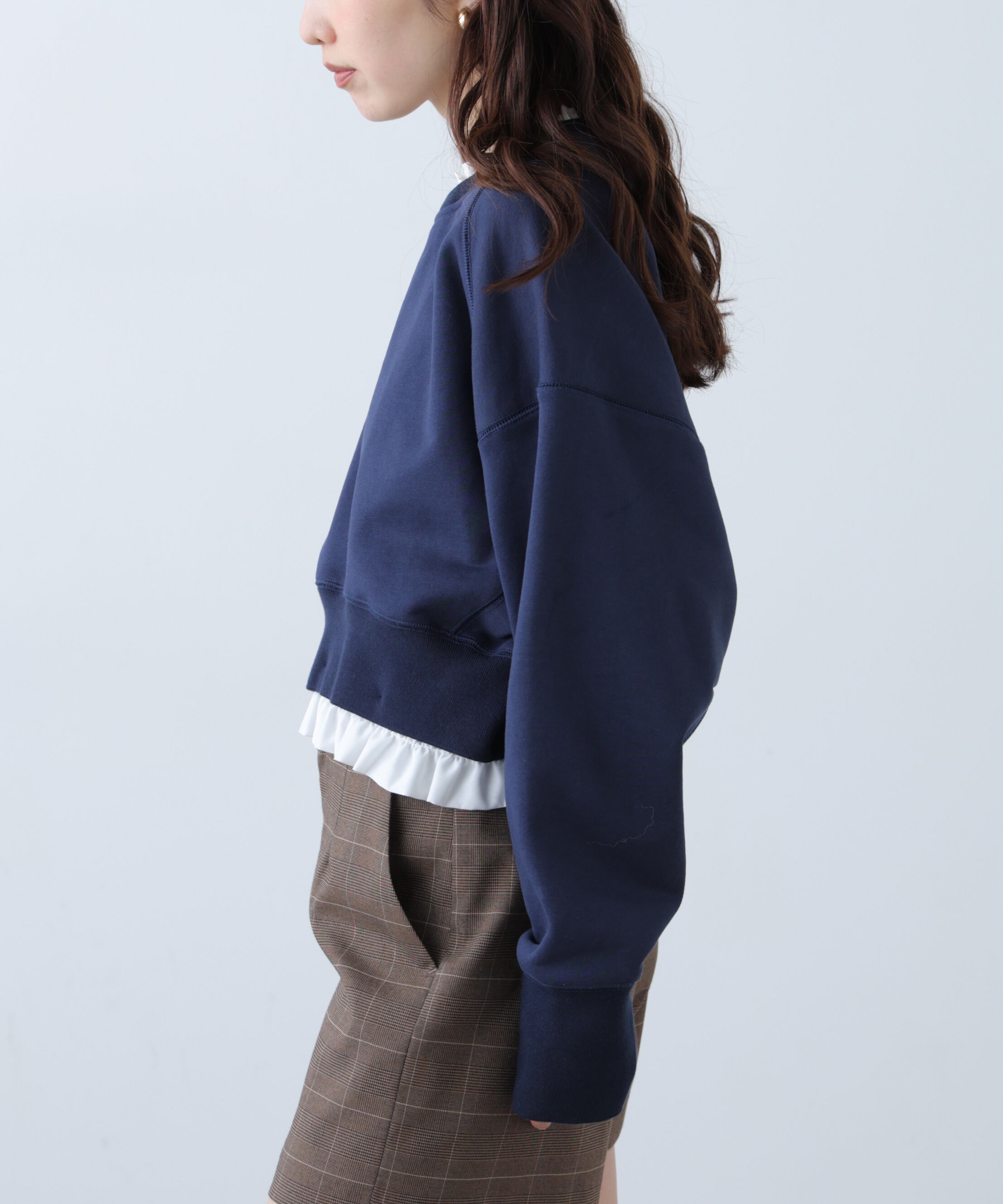  「フリルドッキングスウェット」|Tシャツ・カットソー|