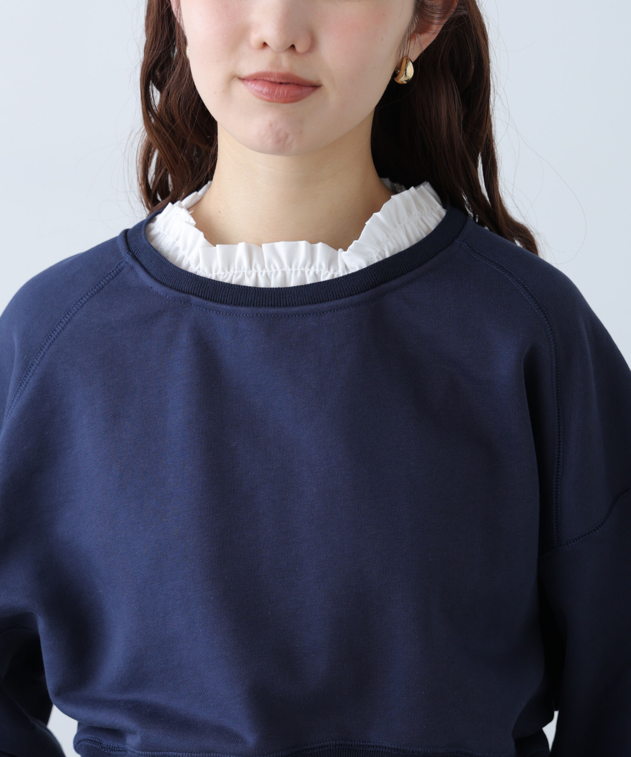  「フリルドッキングスウェット」|Tシャツ・カットソー|