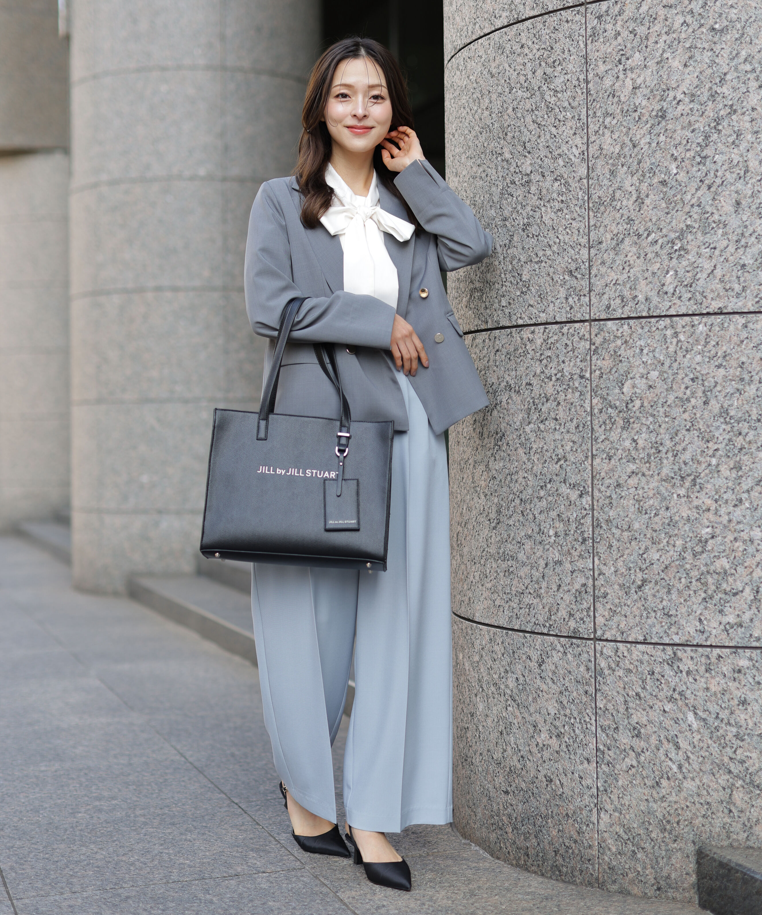  「ビッグボウタイブラウス」|シャツ・ブラウス|