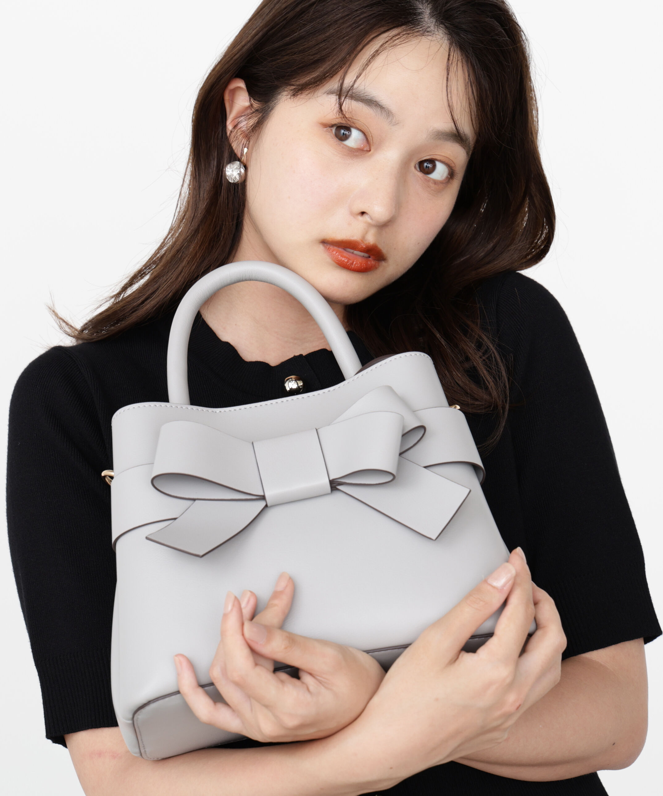 PROPORTION BODY DRESSING「フロントリボンバッグ」|その他|グレー