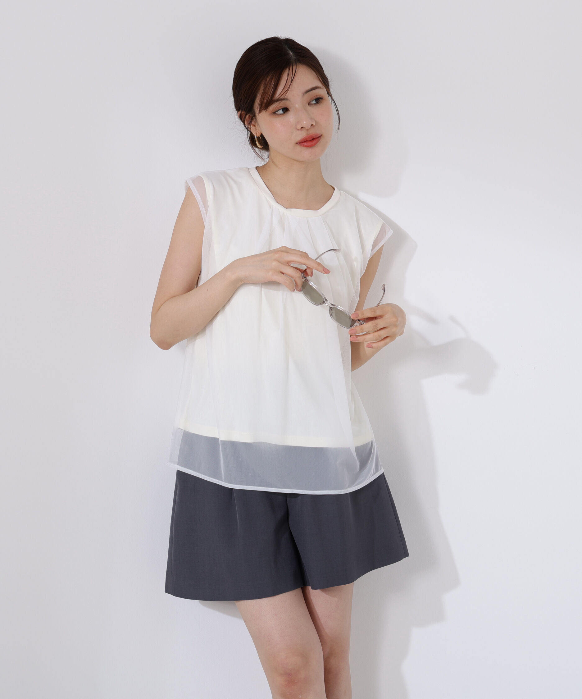 PROPORTION BODY DRESSING「タックショートパンツ」|その他|