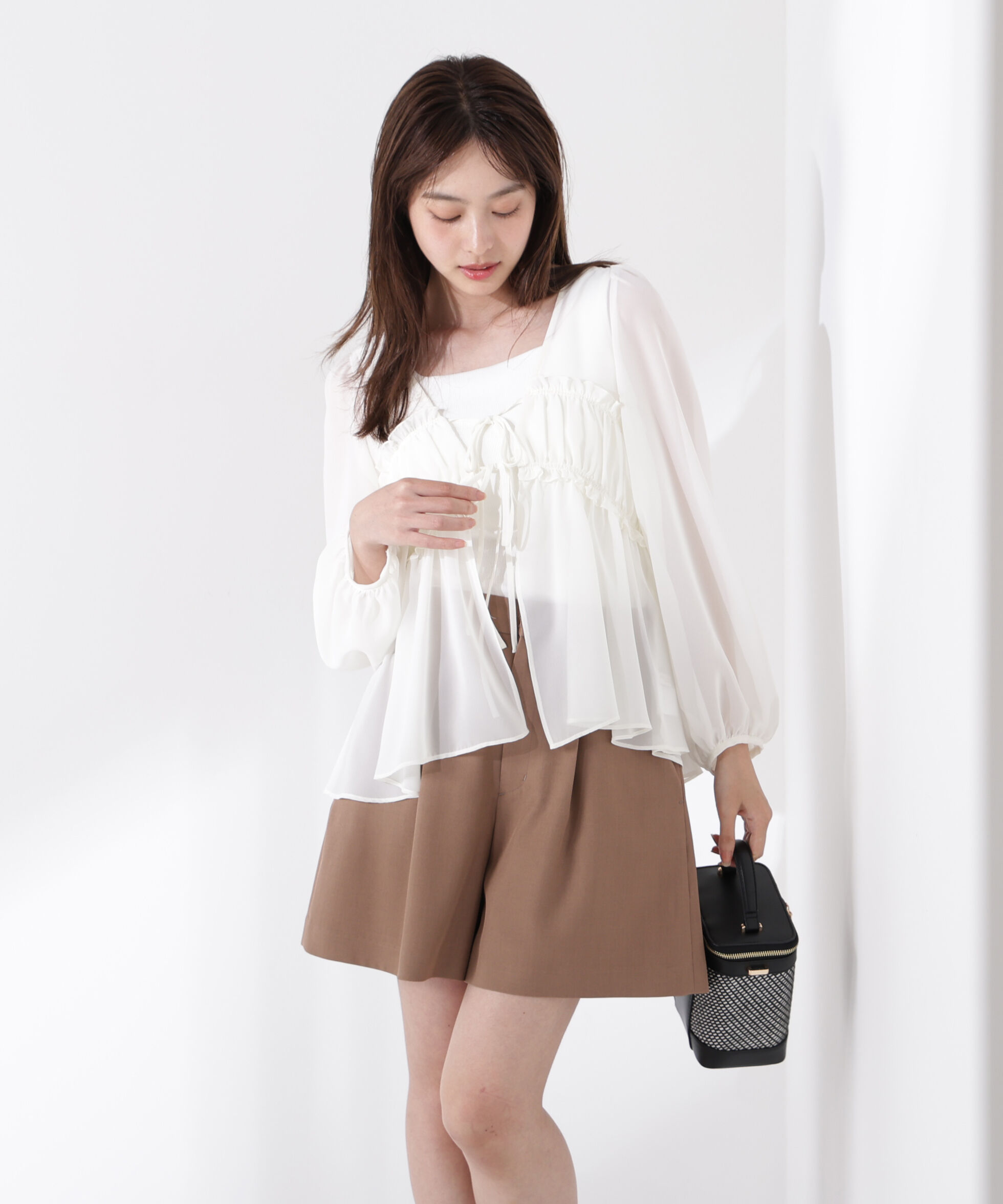 PROPORTION BODY DRESSING「タックショートパンツ」|その他|