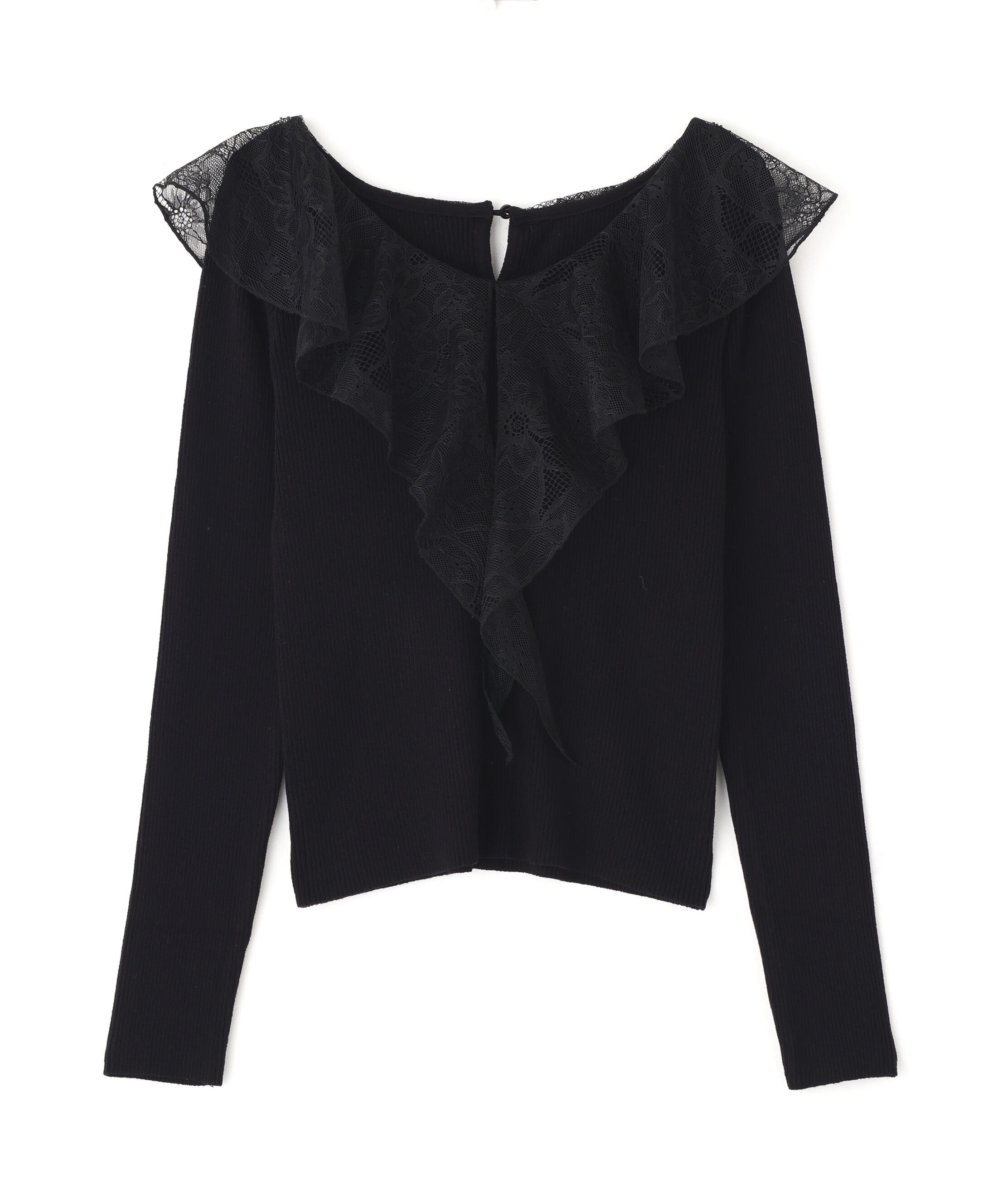 PROPORTION BODY DRESSING「レースフリルニット 25AW」|ニット・セーター|