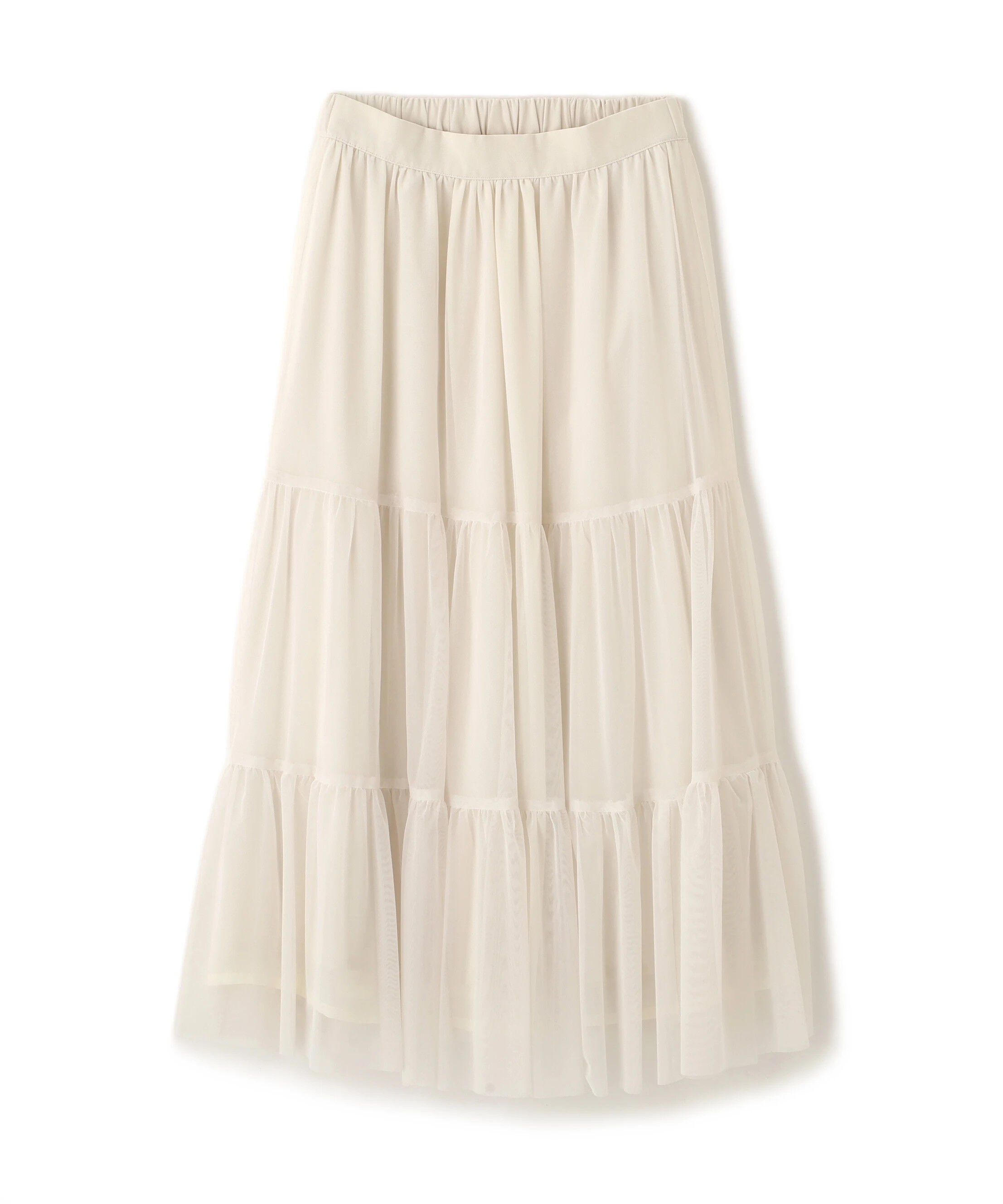 PROPORTION BODY DRESSING「チュールティアードスカート」|スカート|