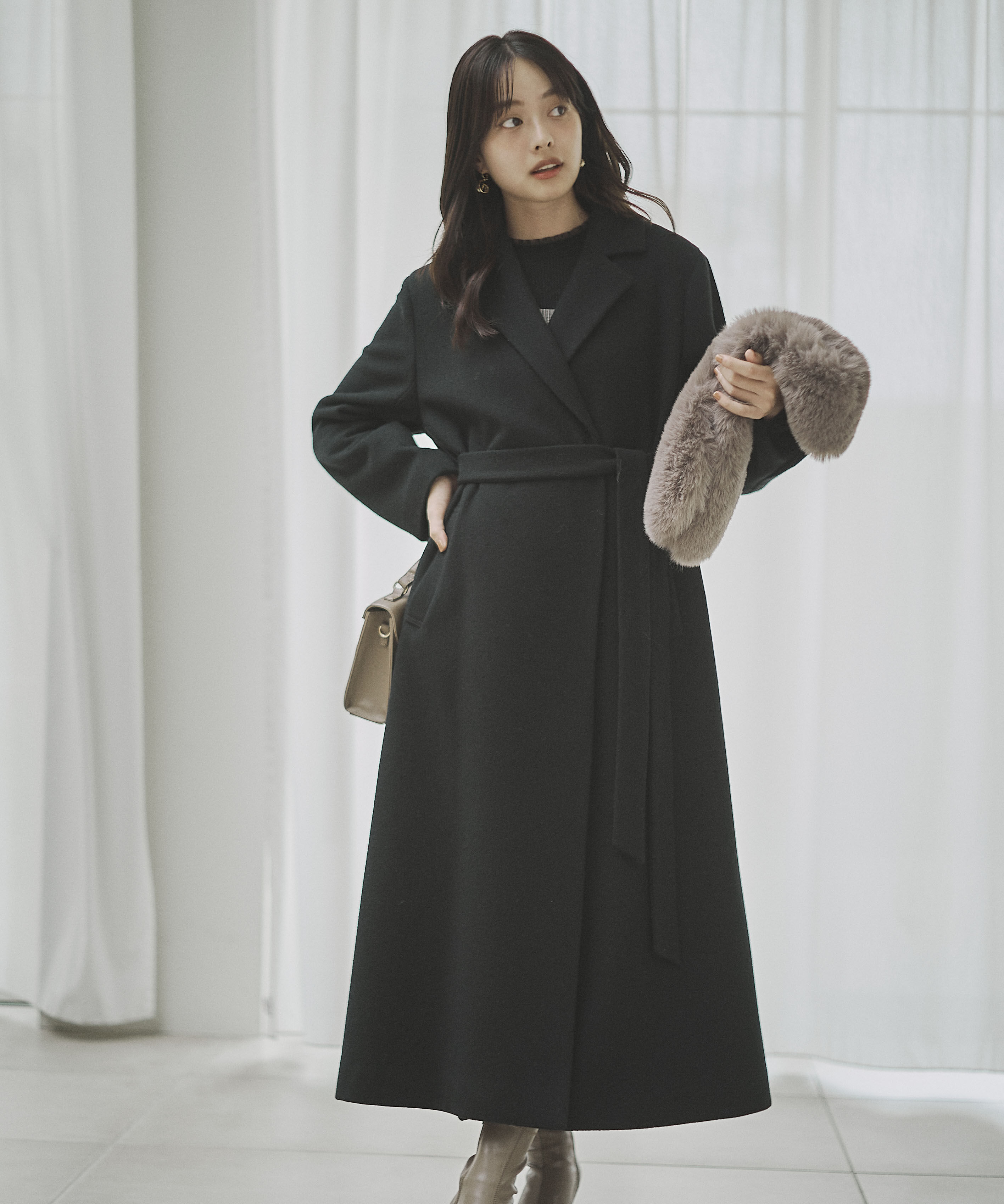 PROPORTION BODY DRESSING「ベルテッドレディーコート 25AW」|その他|