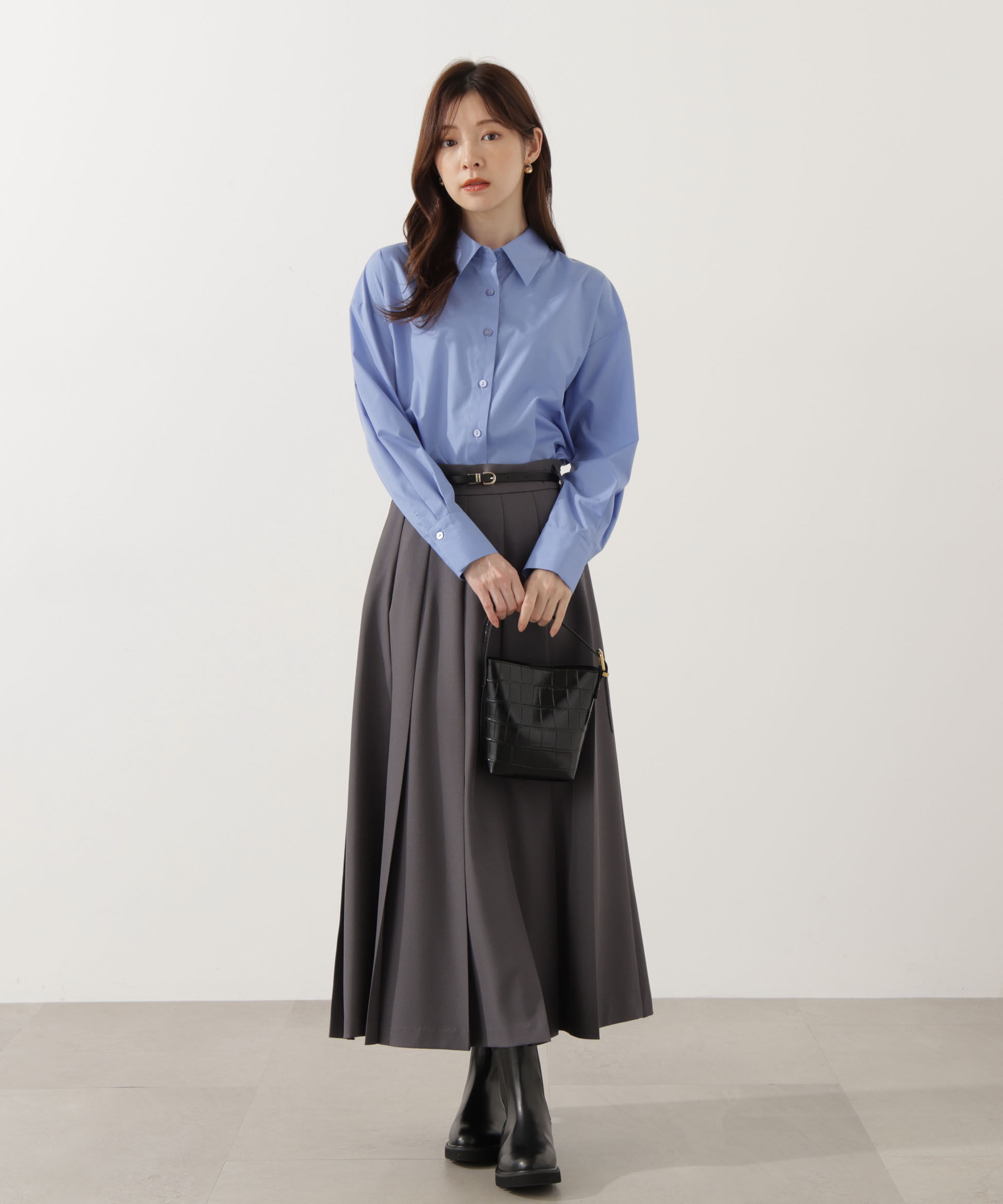 PROPORTION BODY DRESSING「＜ウォッシャブル＞ベーシックシャツ」|シャツ・ブラウス|